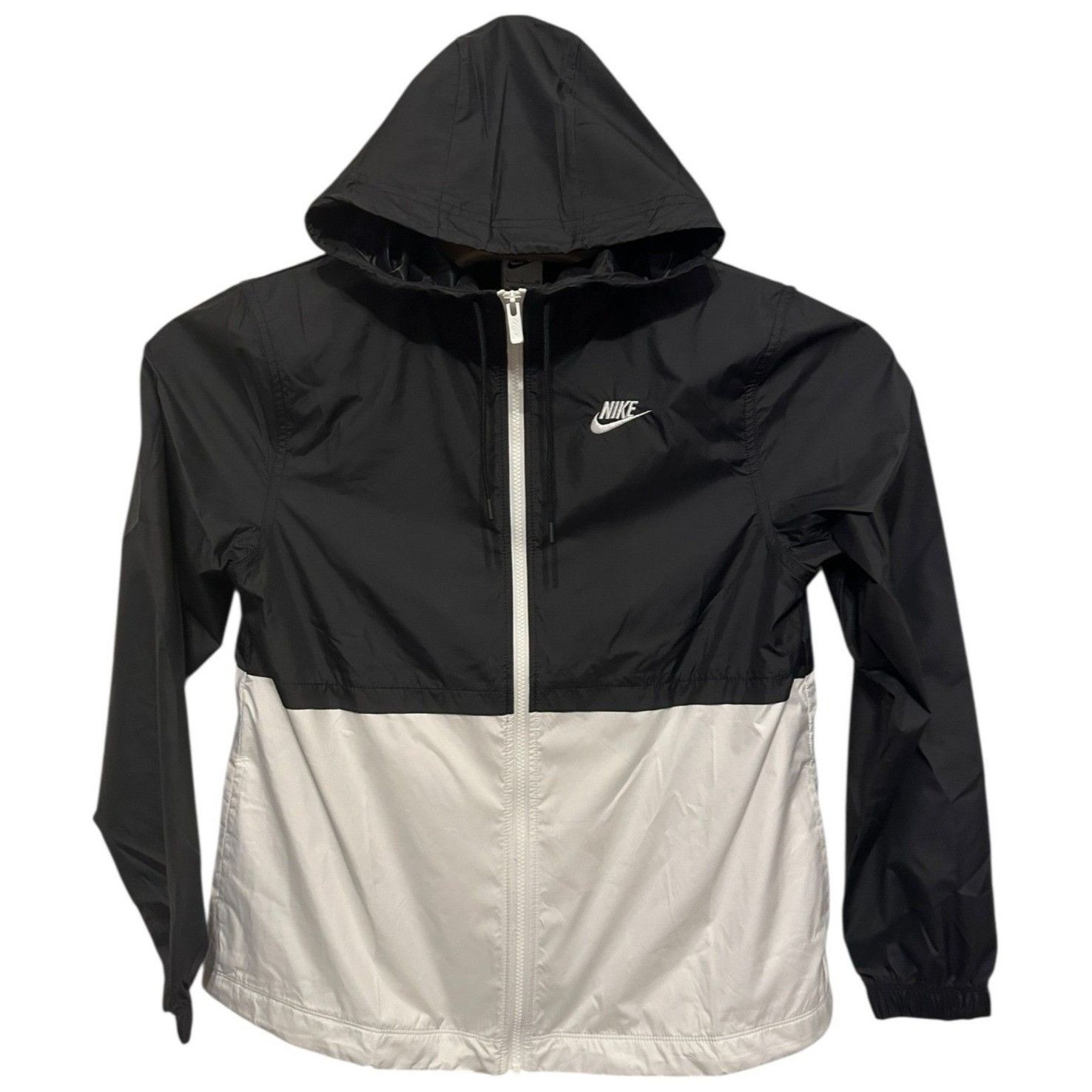 Nike Nike Running Repel Reflective Jacket DM6179-011 Black White Size S / US 4 / IT 40 - 7 Thumbnail