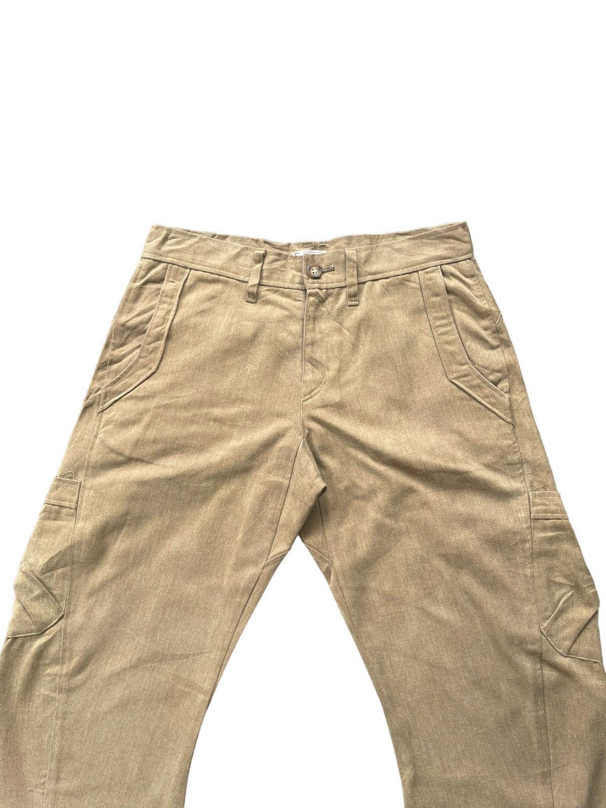 If Six Was Nine × Japanese Brand × Le Grande Bleu (L.G.B.) Vintage Lao Targa Flare Cargo Pant Size 30" / US 8 / IT 44 - 3 Thumbnail