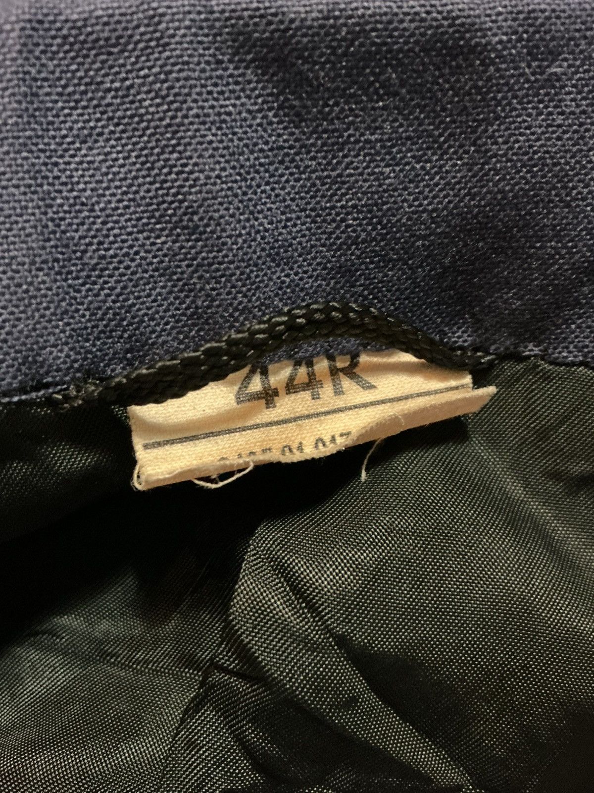 Vintage Vintage USAF Air Police CWU-47 Shade Blue Wool DPSC Jacket Size US S / EU 44-46 / 1 - 5 Thumbnail