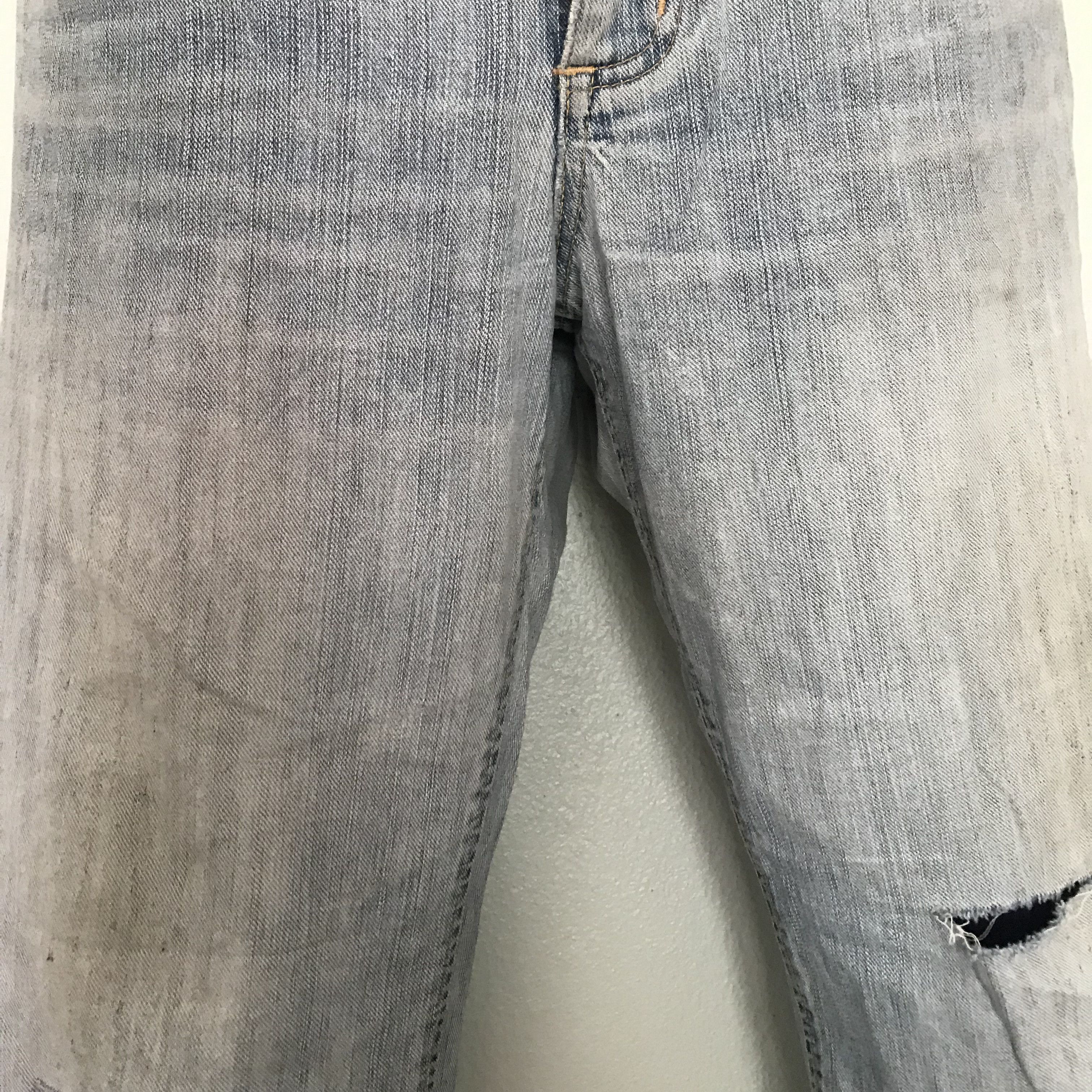Wrangler Vintage 90s Wrangler Light Wash Faded Blue Stone Size US 30 / EU 46 - 8 Thumbnail
