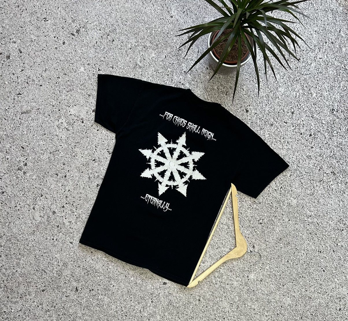 Band Tees × Vintage Vintage Chaosmonger For Chaos Shall Reign Rock Band T-Shirt Size US L / EU 52-54 / 3 - 2 Thumbnail