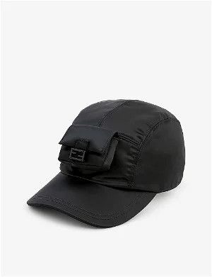 image of Fendi O1Loc1C0124 Hats In Black, Men's