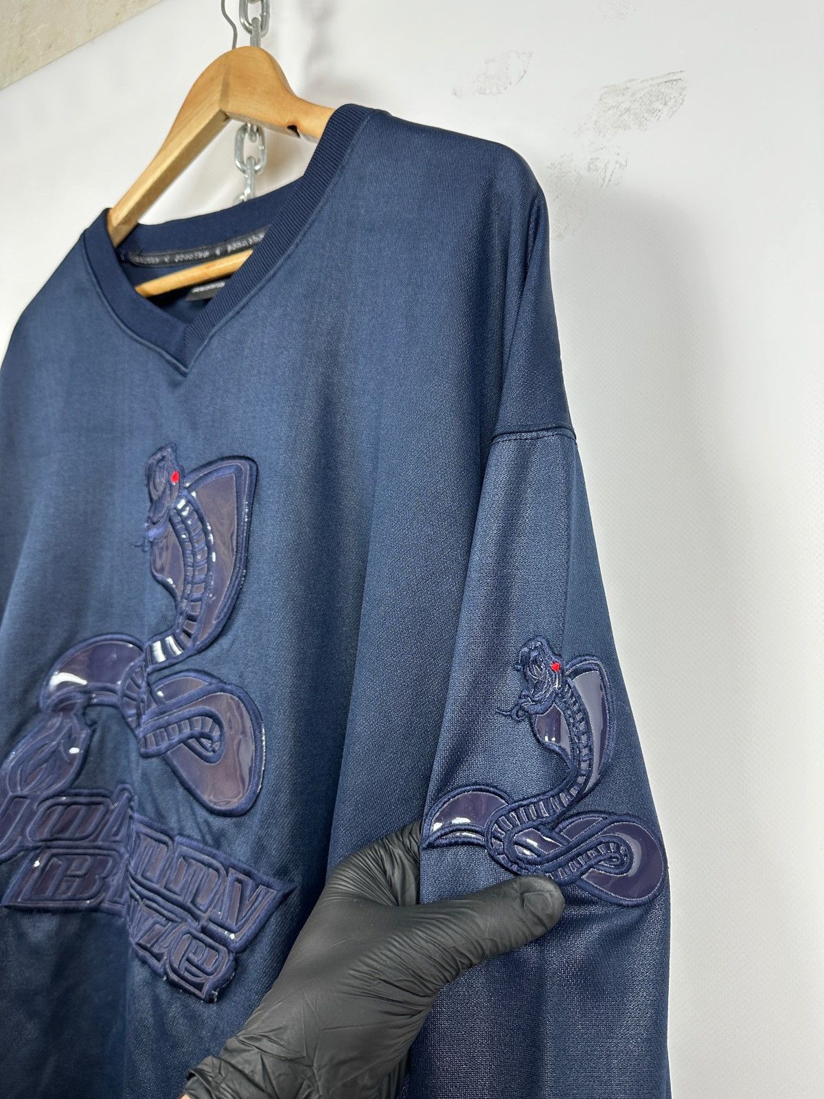 Vintage Vintage Johnny Blaze King Cobra Snake Sweatshirt Jersey Size US L / EU 52-54 / 3 - 4 Thumbnail