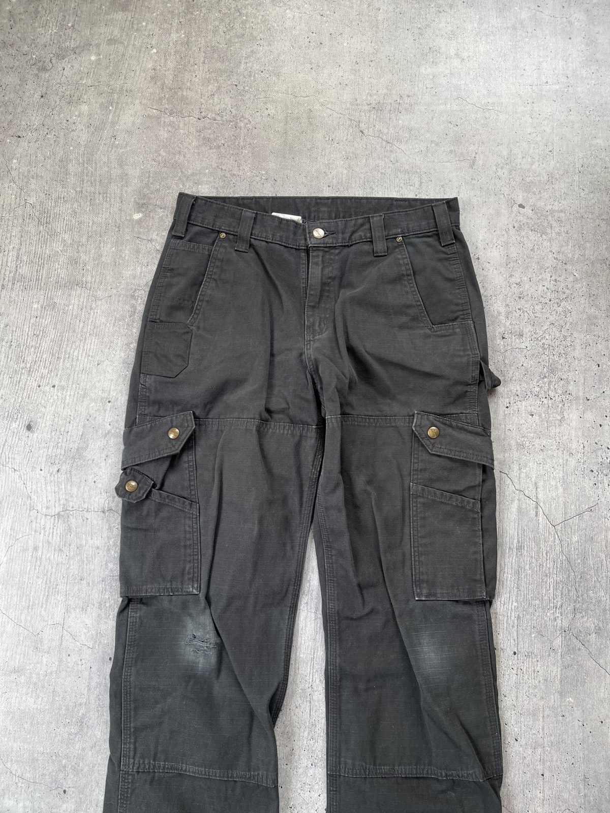 Carhartt × Vintage (33x32) Crazy Faded Vintage Carhartt Carpenter Pants Size US 33 - 6 Thumbnail