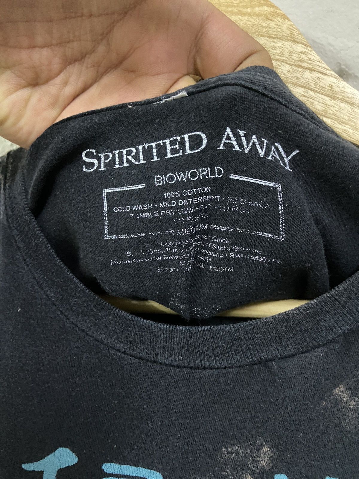 Anime × Vintage Distress colour Spirited Away Tee Size US M / EU 48-50 / 2 - 5 Thumbnail