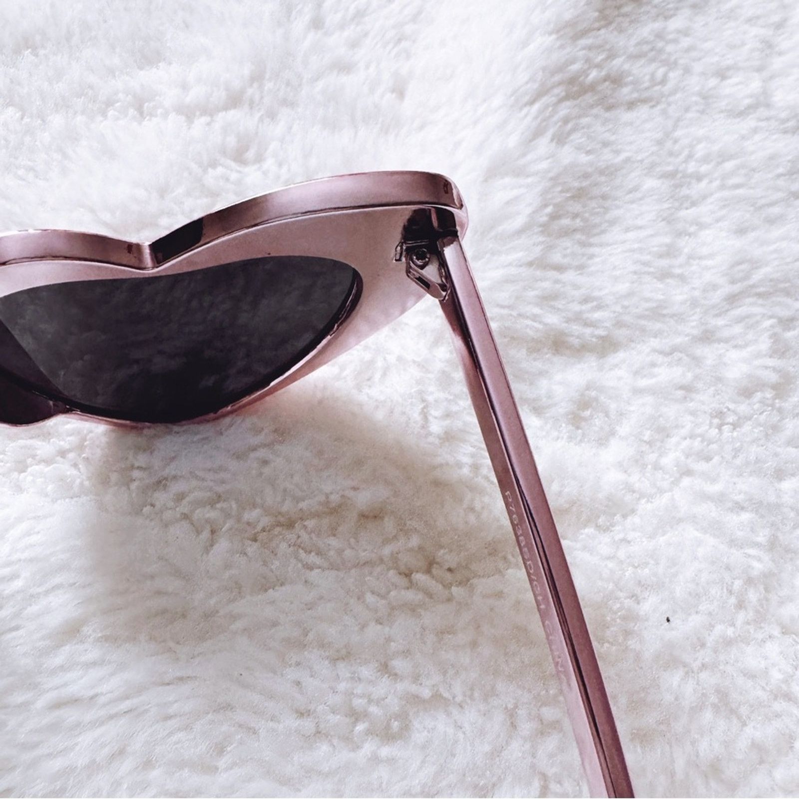 Other Addison Pink Heart-Shaped Sunglasses Size ONE SIZE - 8 Thumbnail