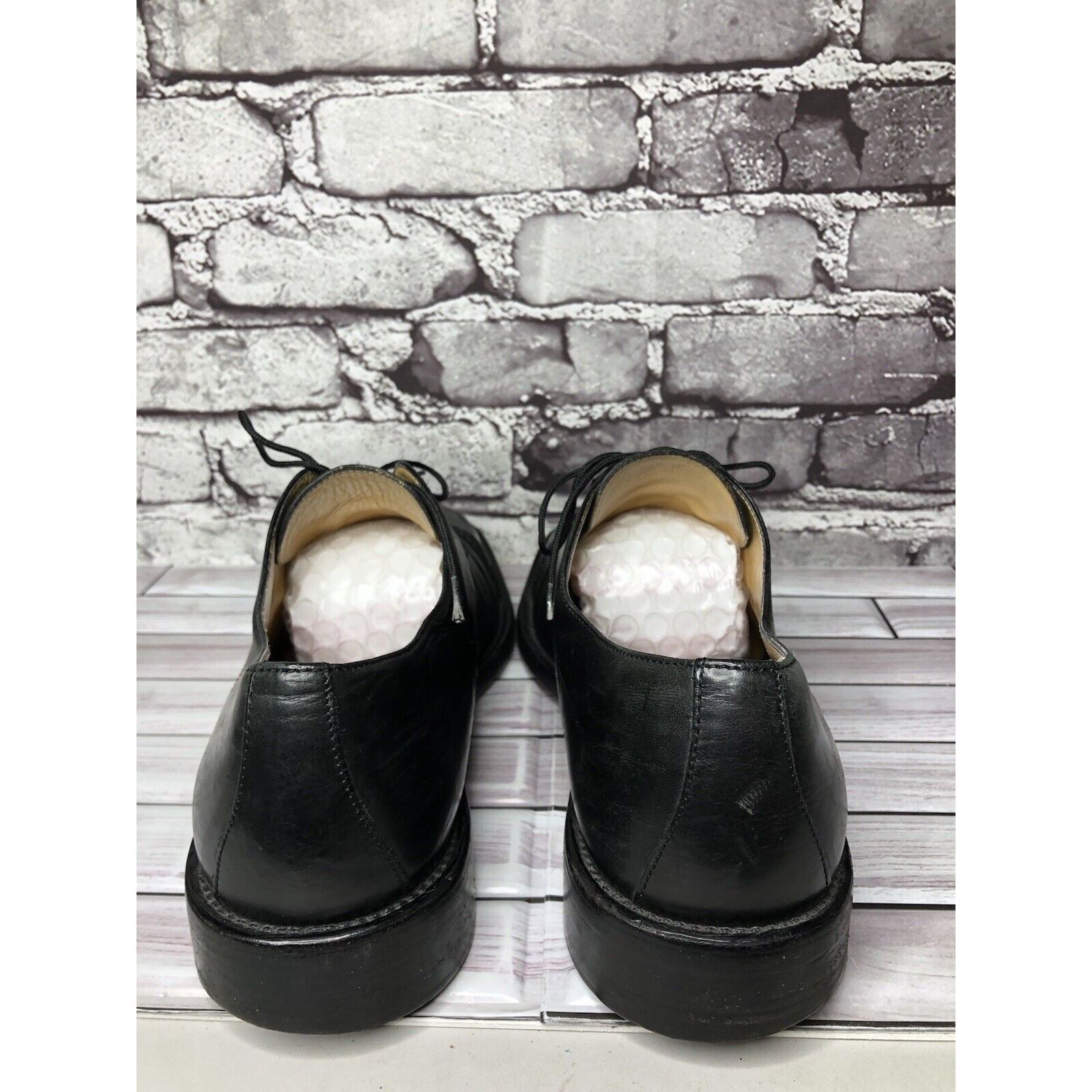 Cole Haan Cole Haan City Black Leather Cap Toe Oxfords Dress Shoes Men Size US 10.5 / EU 43-44 - 4 Thumbnail