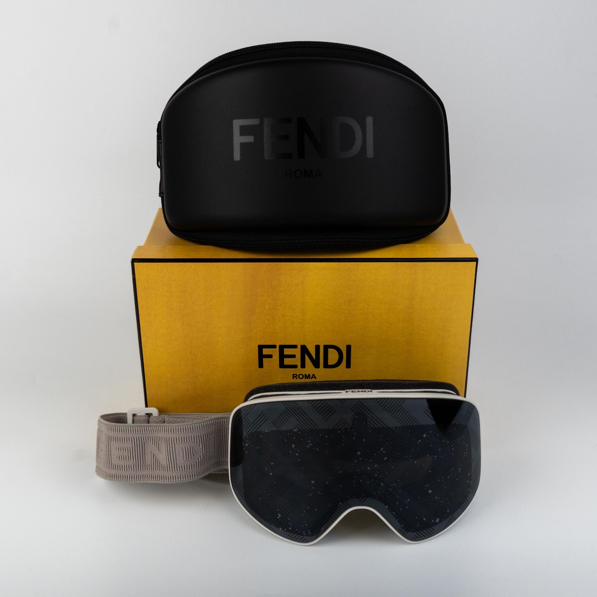 Fendi Fendi FE40152U SKI MASK Women 20C Mirror NEW AUTHENTIC Size ONE SIZE - 12 Thumbnail