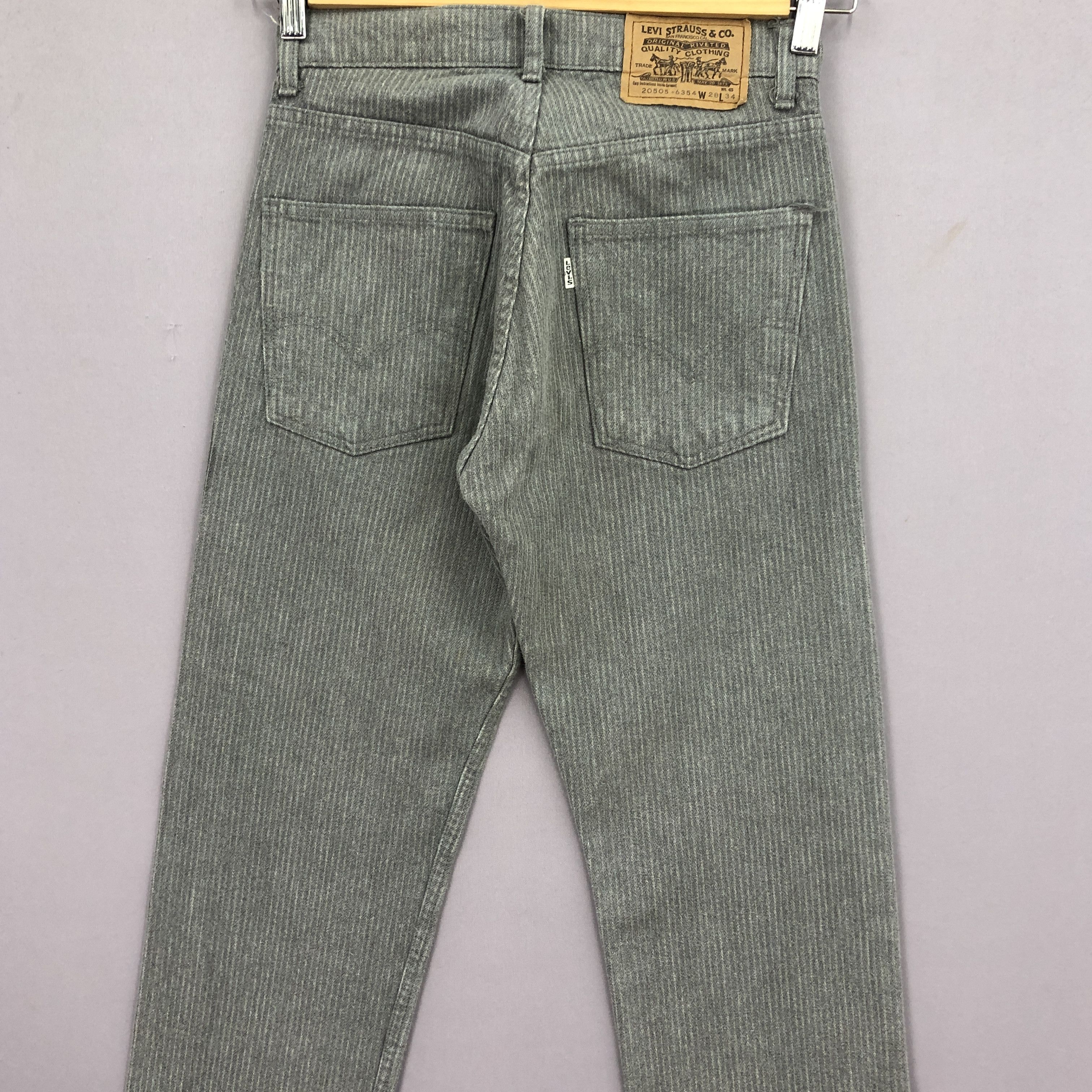 Levi's Vintage Levis 505 Jeans Y2K Levi's Hickory White Tabs Denim Size 26" / US 2 / IT 38 - 4 Thumbnail