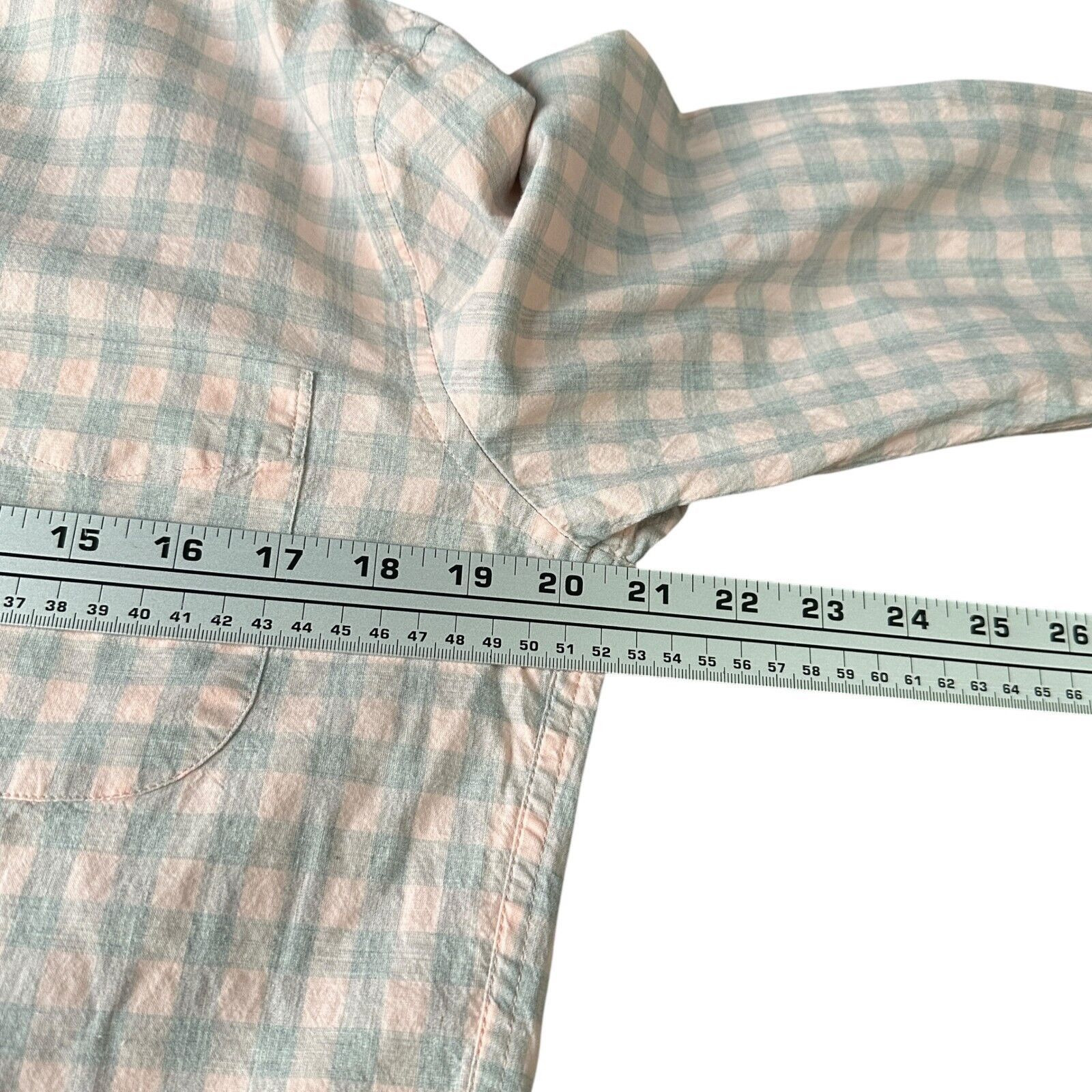 J.Crew J.Crew Shirt Men's Medium Pink Bluish Gray Plaid Button Down Size US M / EU 48-50 / 2 - 8 Thumbnail
