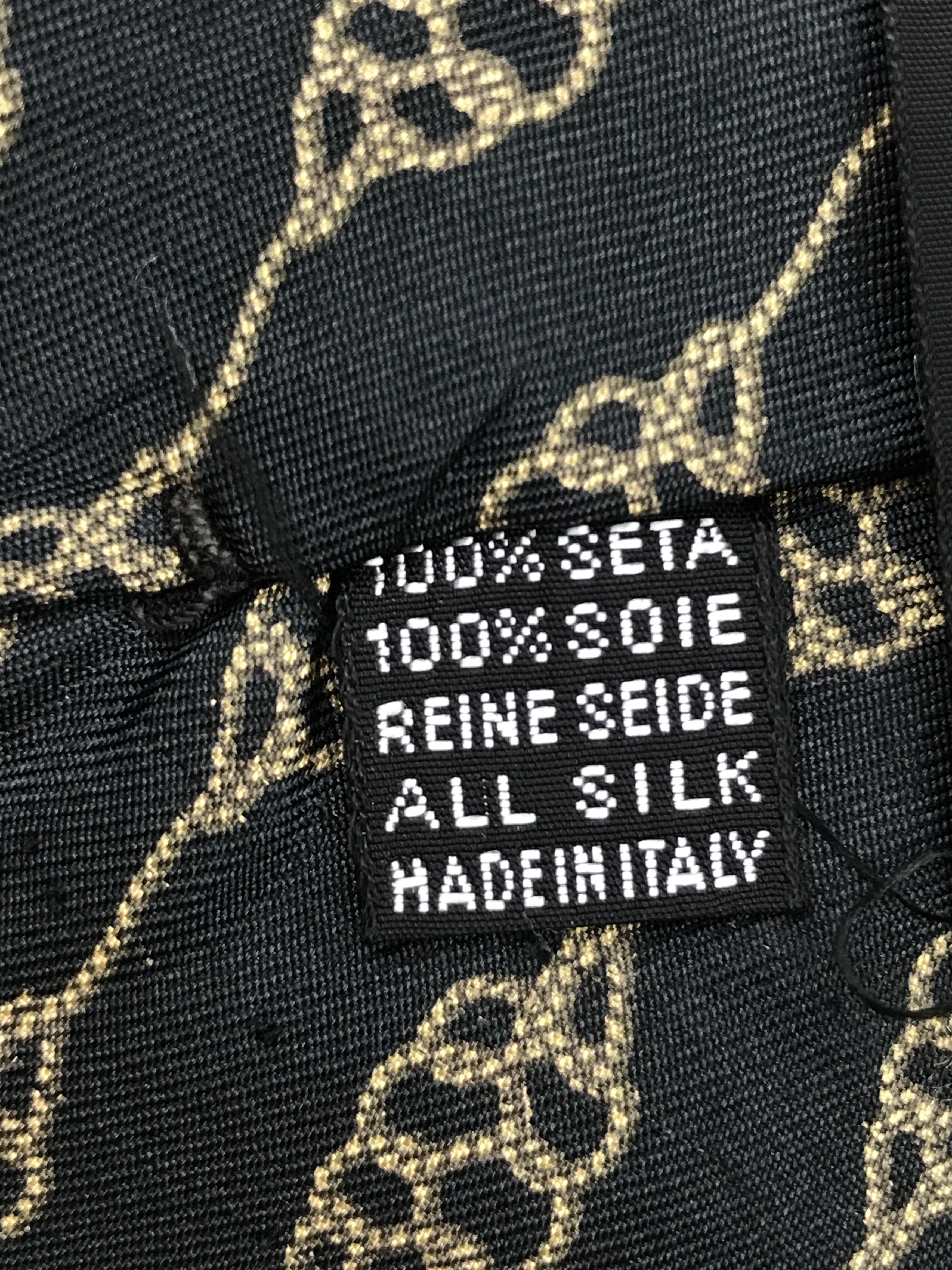 Chanel × Vintage Vintage Chanel Silk Necktie Size ONE SIZE - 6 Thumbnail