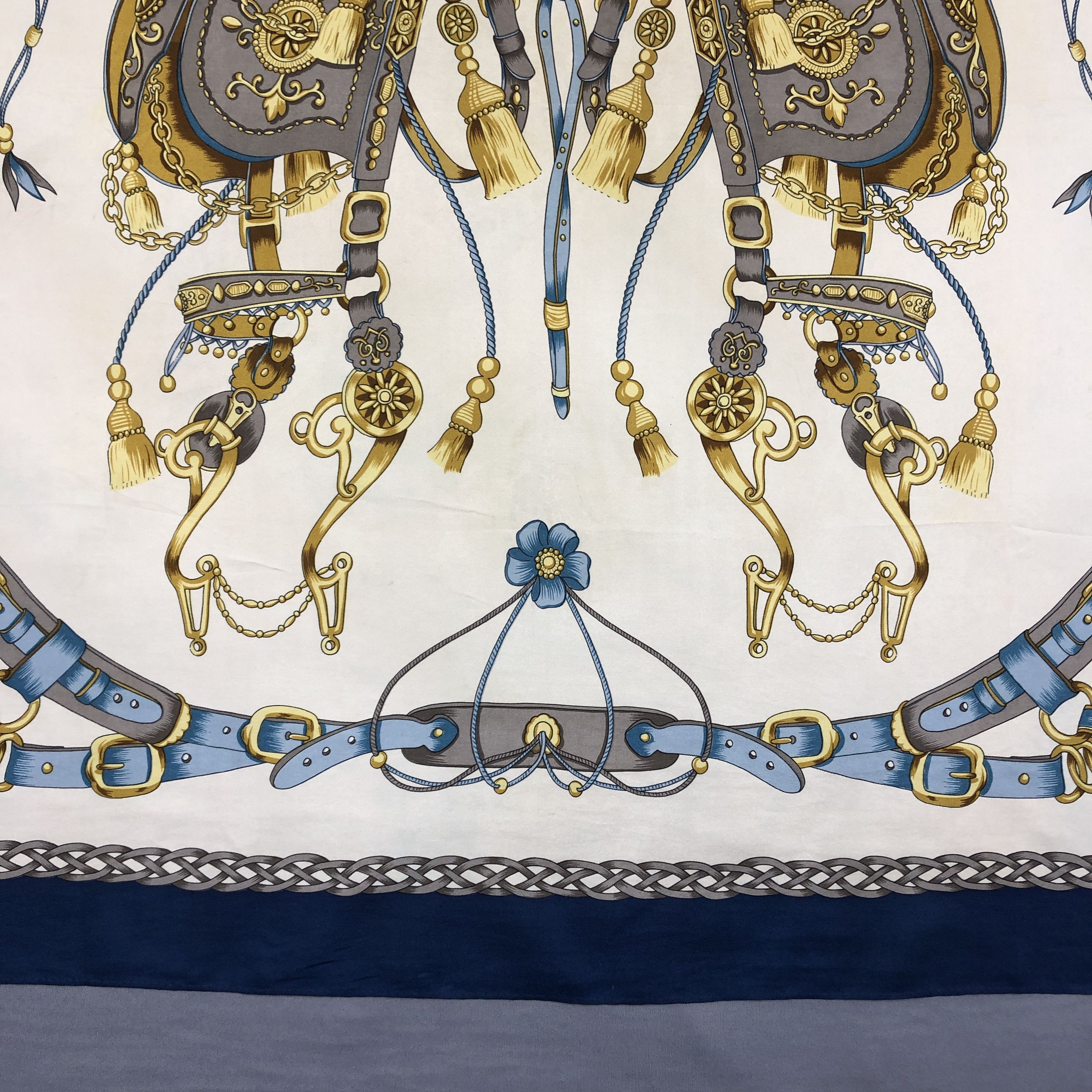 Japanese Brand Vintage SILK Scarf Twill Stole Wraps Scarves - GF60009 Size ONE SIZE - 6 Thumbnail