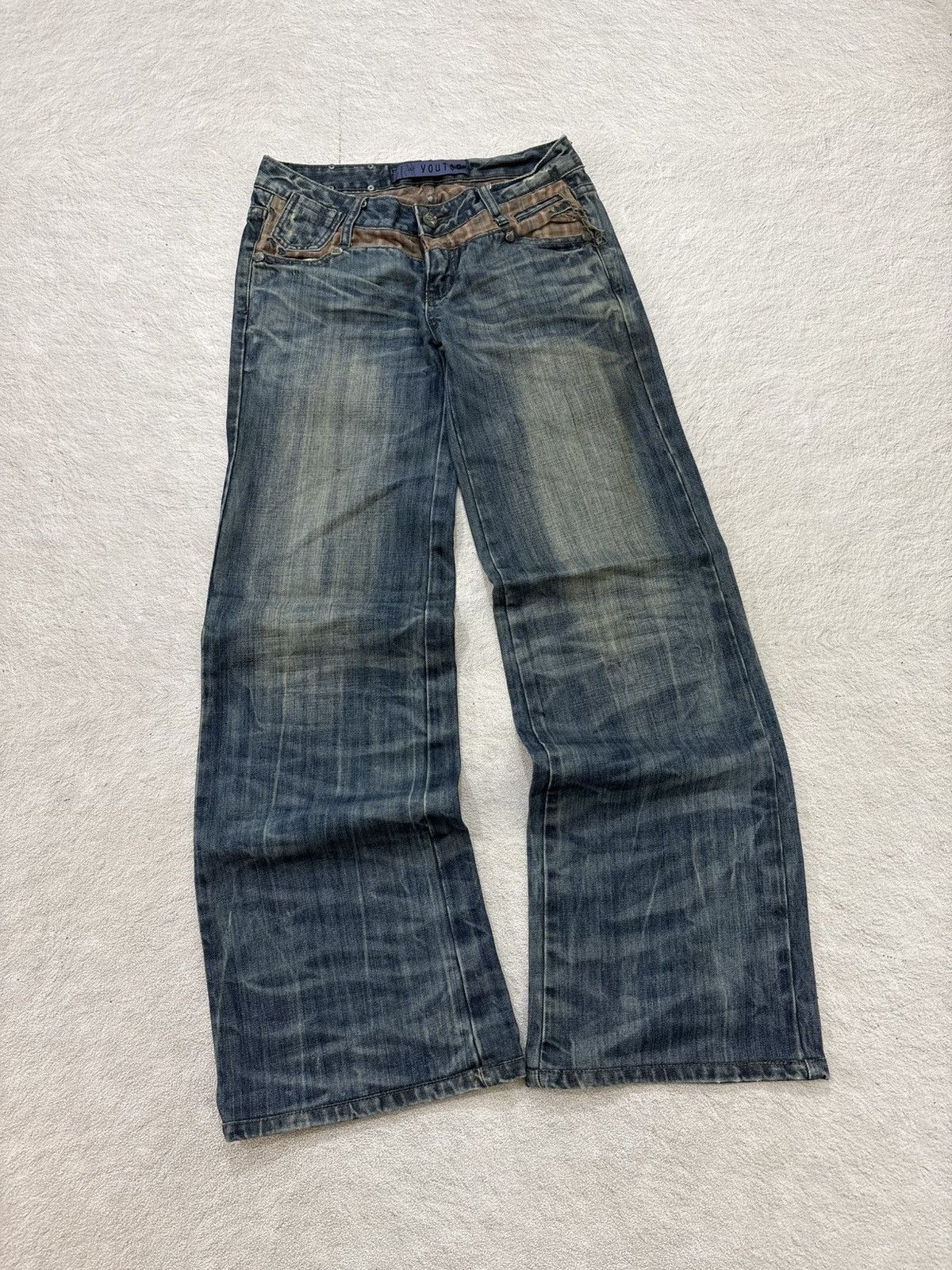 Number (N)ine 2000s you top japan bootcut baggy denim y2k style Size US 26 / EU 42 - 5 Thumbnail