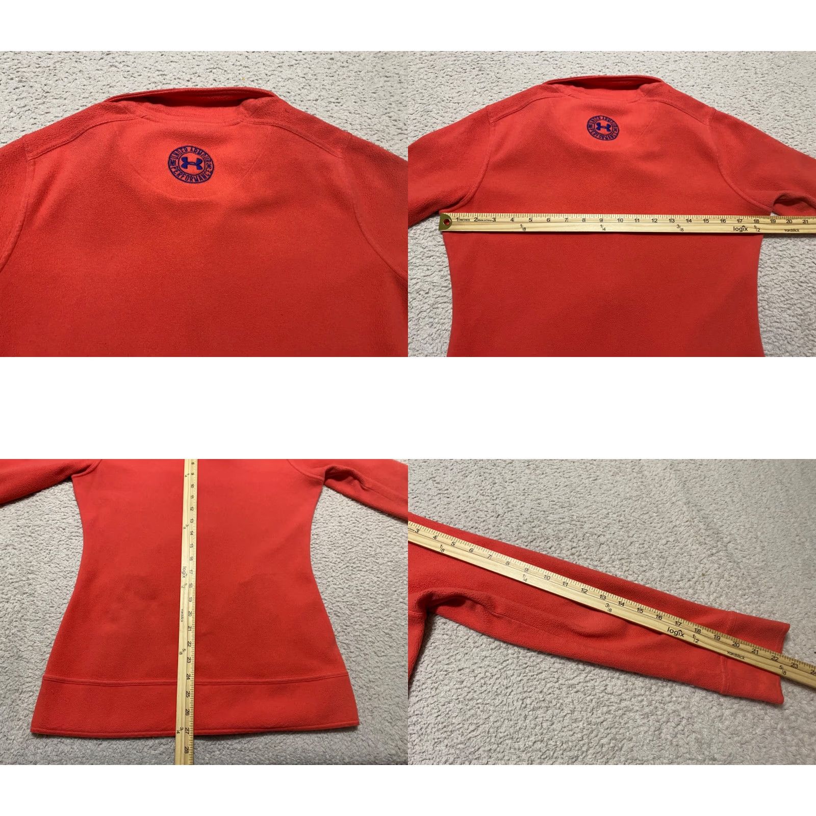 Under Armour Under Armour Womens Jacket Small Pink Full Zip Fleece Long Sleeve Semi Fitted Size S / US 4 / IT 40 - 8 Thumbnail