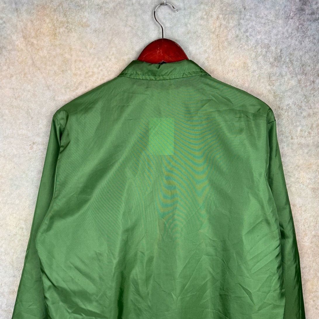 Vintage VTG 70s Racing Full Zip Jacket Mens Sz M Green Patch Size US M / EU 48-50 / 2 - 8 Thumbnail