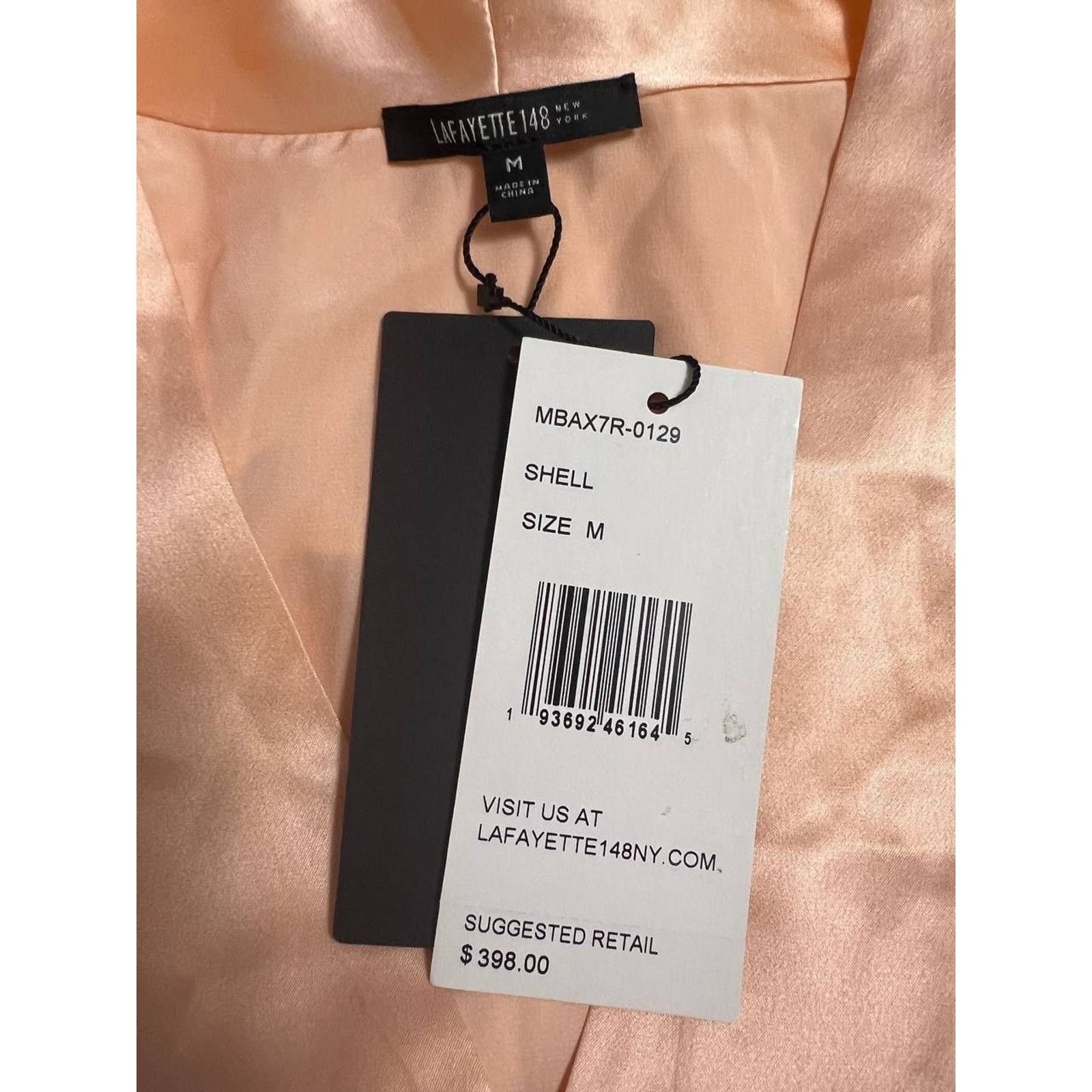 Lafayette 148 Lafayette 148 blouse peach silky Medium A002050 Size M / US 6-8 / IT 42-44 - 6 Thumbnail