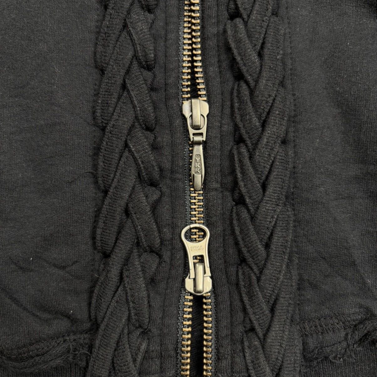 Tornado Mart Tornado Mart poem tribal art lace up double zip hoodie Size US M / EU 48-50 / 2 - 9 Thumbnail