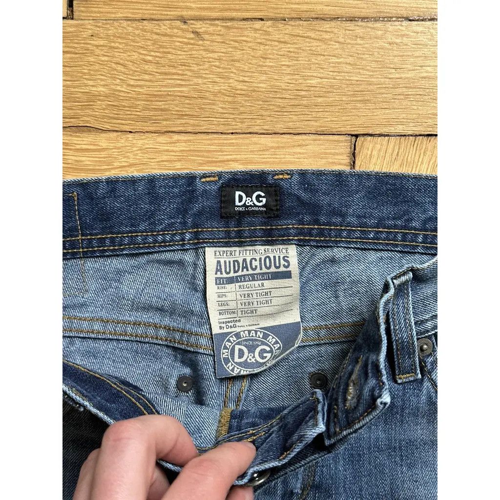 Dolce & Gabbana Dolce & Gabbana D&G Audacious Slim Distressed Jeans Size US 32 / EU 48 - 3 Thumbnail