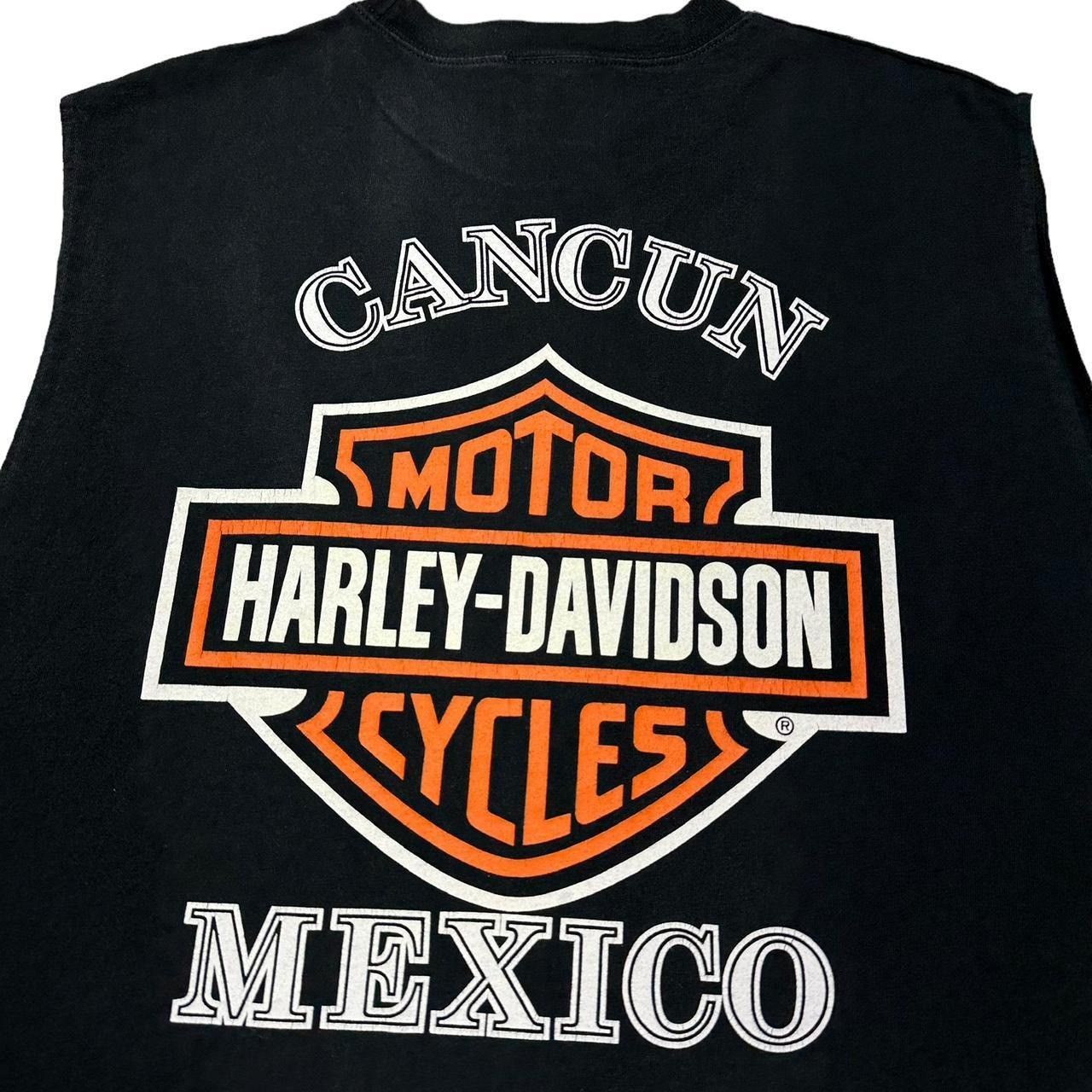 Harley Davidson × Vintage Vintage Harley Davidson Dragon Cancun Mexico Tank Top Size US XL / EU 56 / 4 - 3 Thumbnail