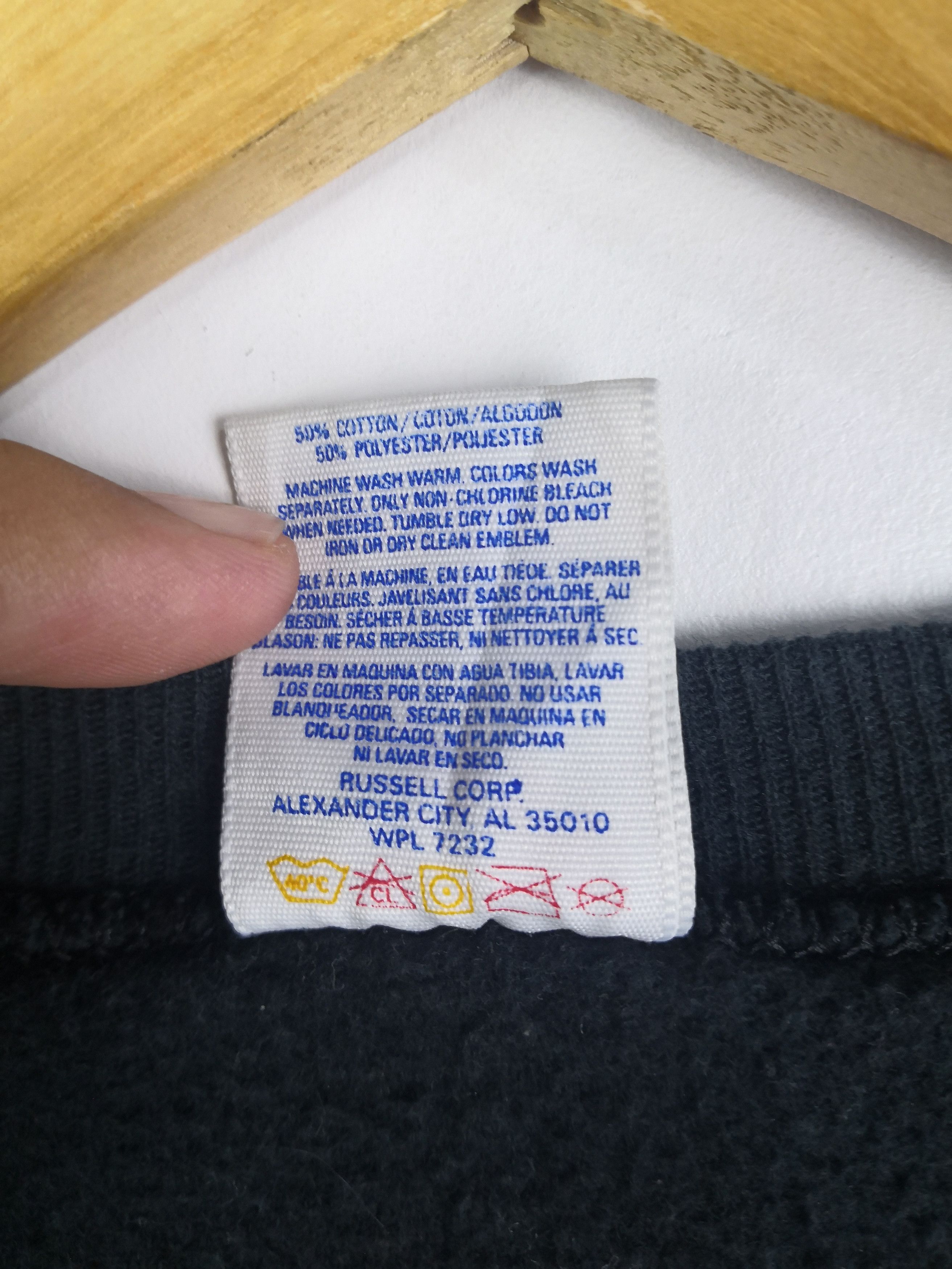 Jerzees Vintage 90s Jerzees Plain Sweatshirt Plain Blank Sweater Size US L / EU 52-54 / 3 - 6 Thumbnail