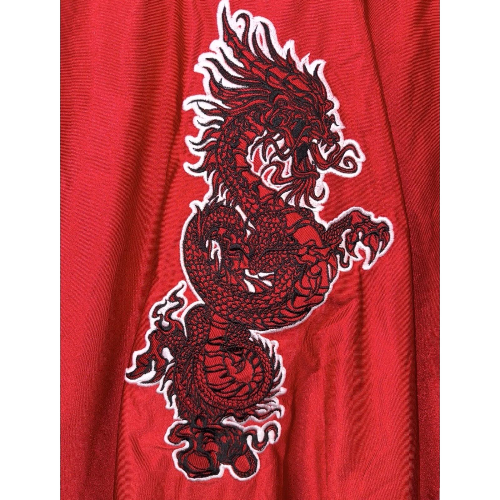 JNCO VINTAGE JNCO Jeans Dragon Black Red 85 Jersey Size Large RARE 90s Mens Casual Activewear L Red 90s Mens Size US L / EU 52-54 / 3 - 4 Thumbnail