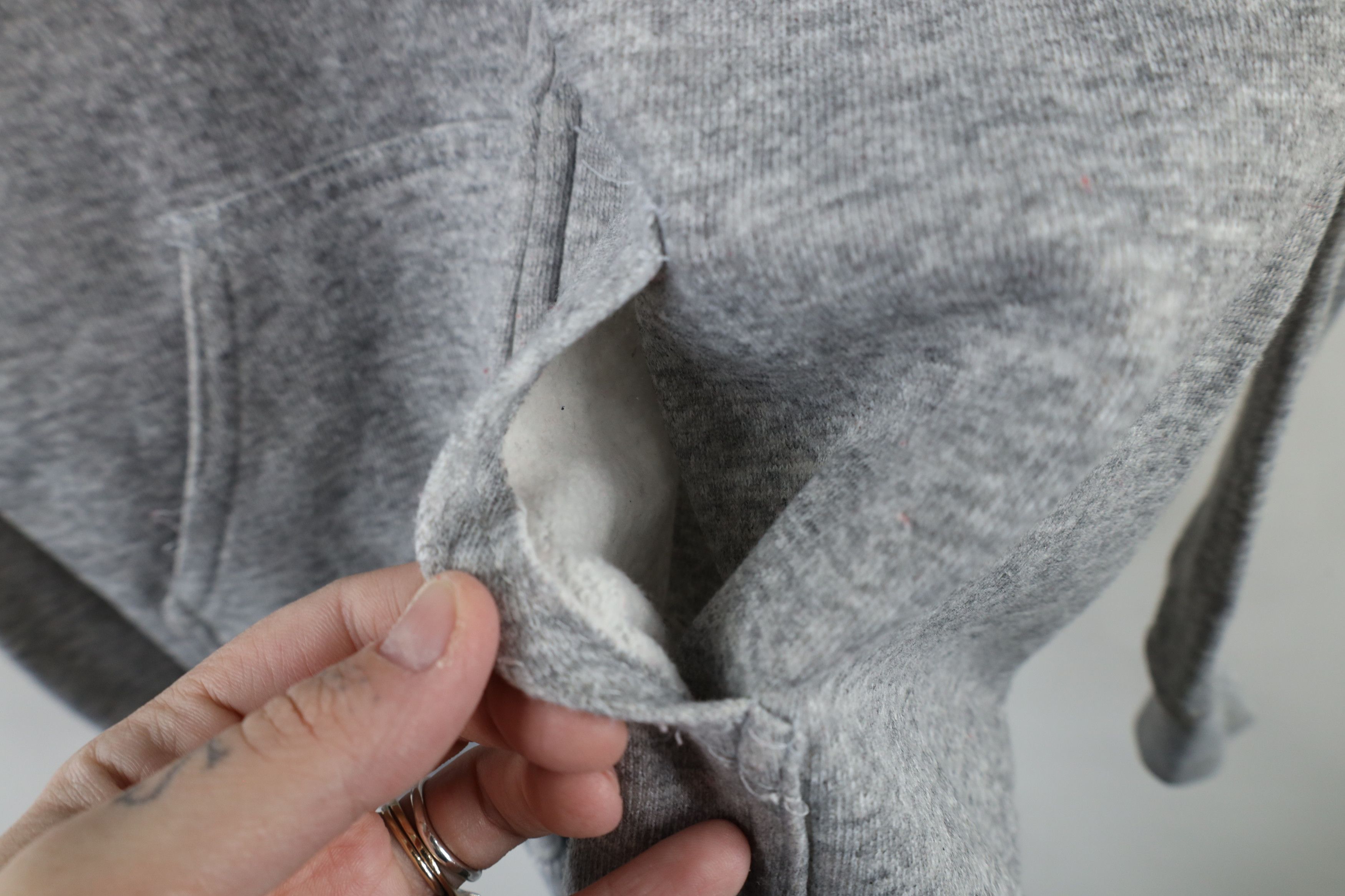 Vintage Vintage 70s 80s Streetwear Full Zip Hoodie Heather Gray USA Size US M / EU 48-50 / 2 - 6 Thumbnail