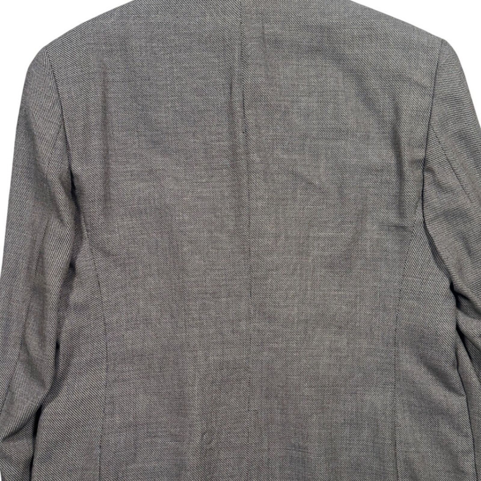 Other Carlo Mandrone Mens Grey 3-Button Blazer Sport Coat 48R Size 48R - 6 Thumbnail