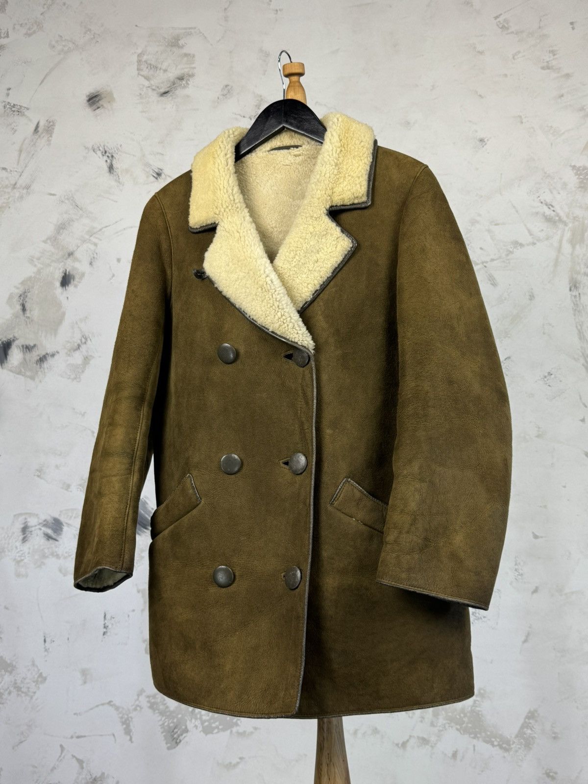 Vintage Vintage Morlands Sheepskin Coat Size XS - S Size XS / US 0-2 / IT 36-38 - 1 Thumbnail