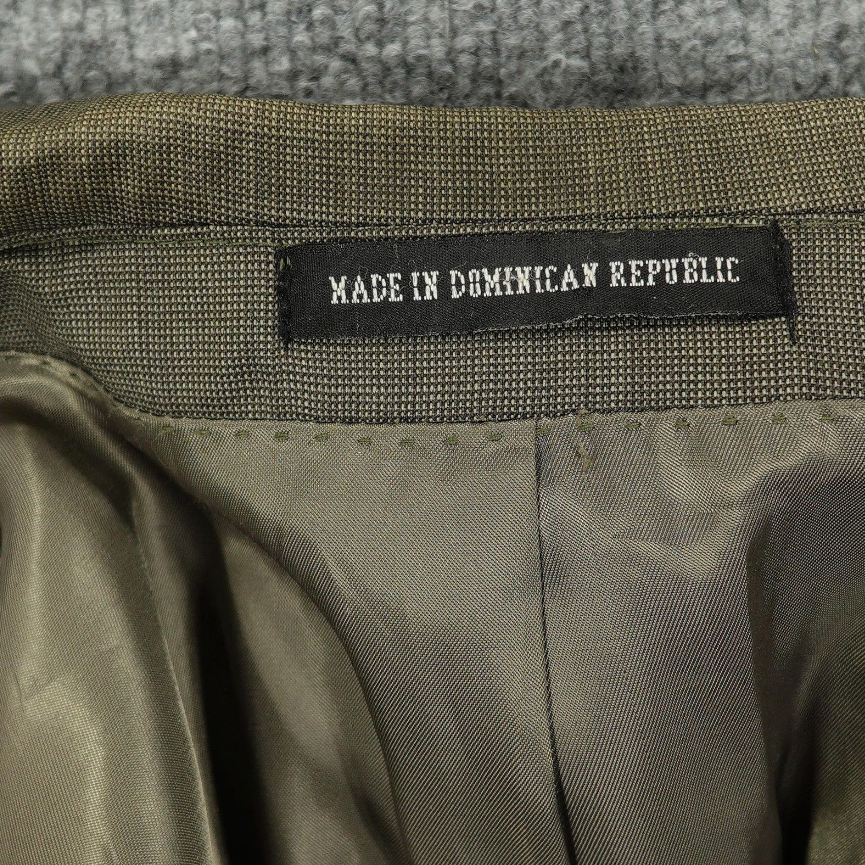 Vintage VINTAGE Andrew Fezza Suit Jacket Mens 36R Green Wool 3 Button Notch Lapel Lined Size 36R - 7 Thumbnail