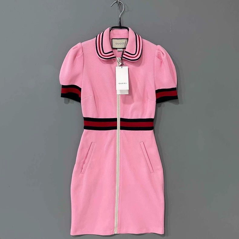 pink and green gucci dress Elvira Dress in Aquazzura – Zemra main image 1