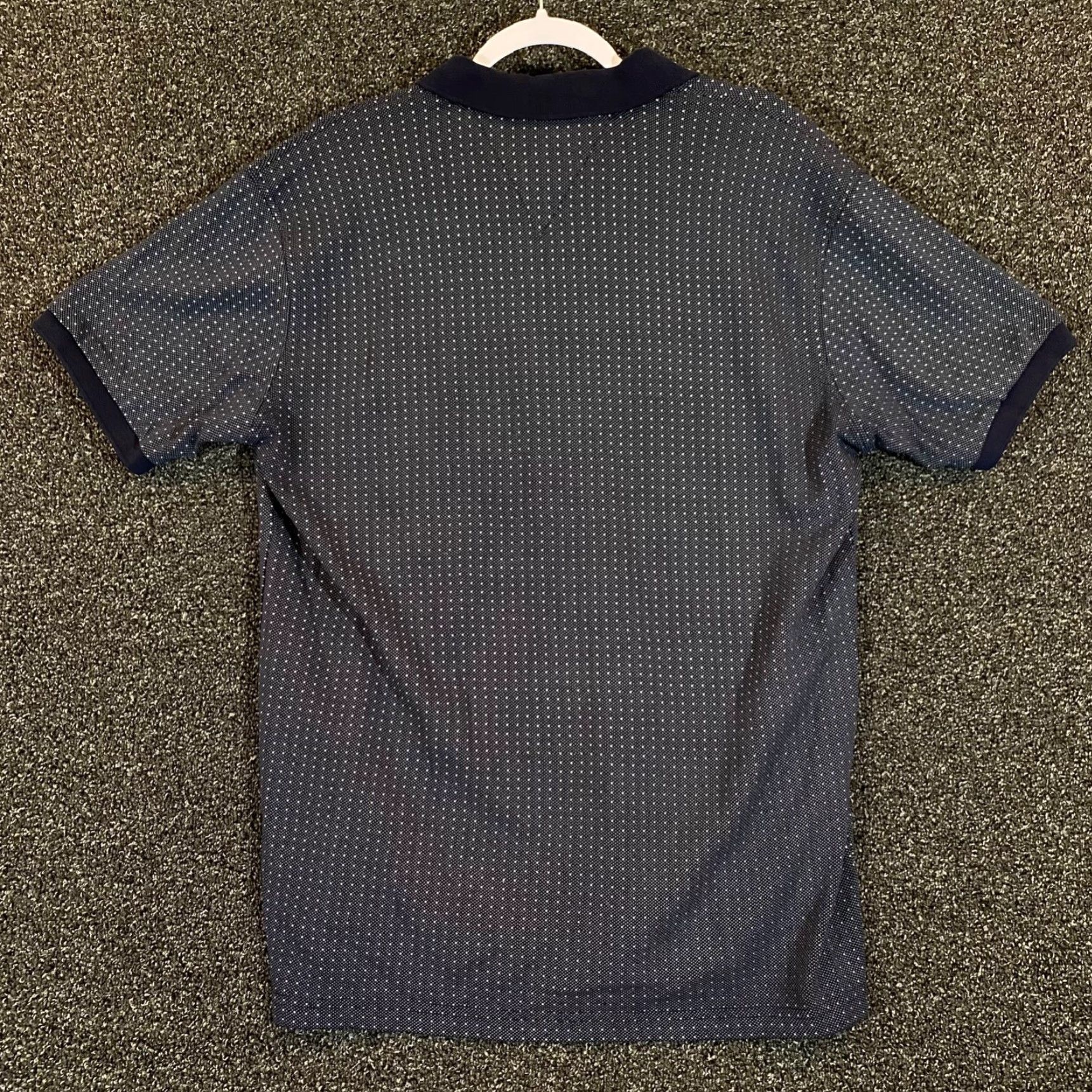 Vintage VINTAGE Santorini Polo Shirt Mens Large Blue White Polka Dot Cotton Short Sleeve Casual Golf Greece Size US L / EU 52-54 / 3 - 7 Thumbnail