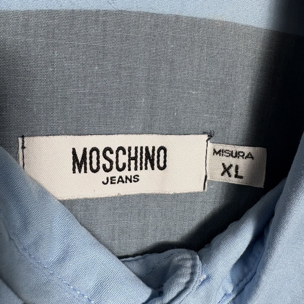 Moschino Moschino Peace Logo Graphic Shirt / Vintage Size US L / EU 52-54 / 3 - 6 Thumbnail