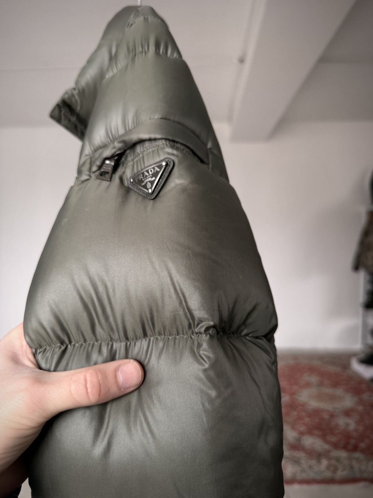 Prada Vintage Prada Down Jacket Dark Green Size M / US 6-8 / IT 42-44 - 17 Thumbnail