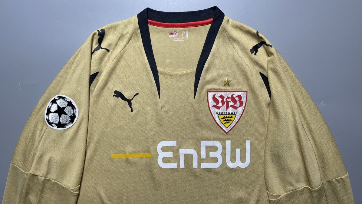 Puma STUTTGART PUMA 2007/2008 FOOTBALL GK JERSEY #24 ULREICH Size US XXL / EU 58 / 5 - 3 Thumbnail