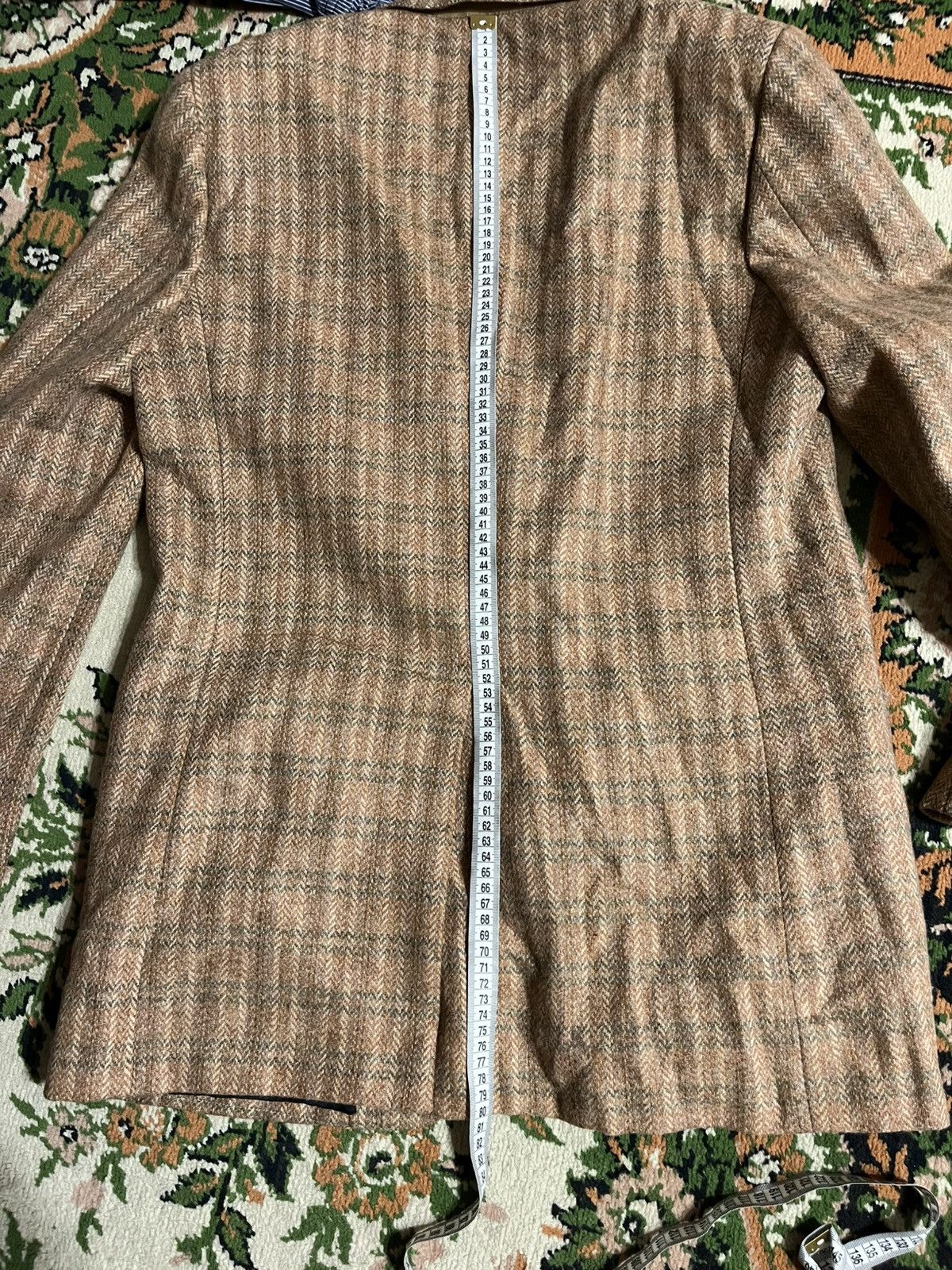 Alfred Dunhill Alfred Dunhill London Wool Herringbone Tweed Blazer Size 40S - 8 Thumbnail