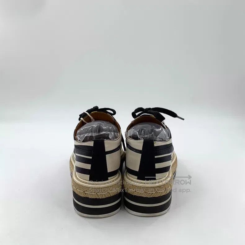 Prada Prada Colour-matched thick-soled lace-up muffin shoes Size US 4.5 / IT 34.5 - 4 Thumbnail