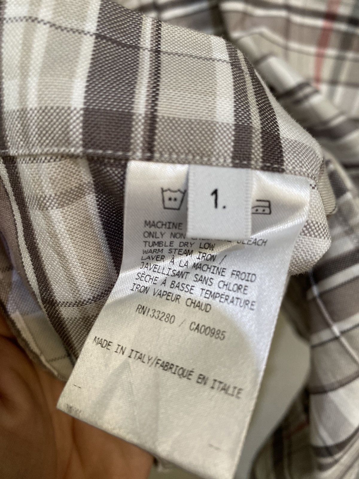 Thom Browne Thom browne plaid shirt made in italy Size US M / EU 48-50 / 2 - 9 Thumbnail