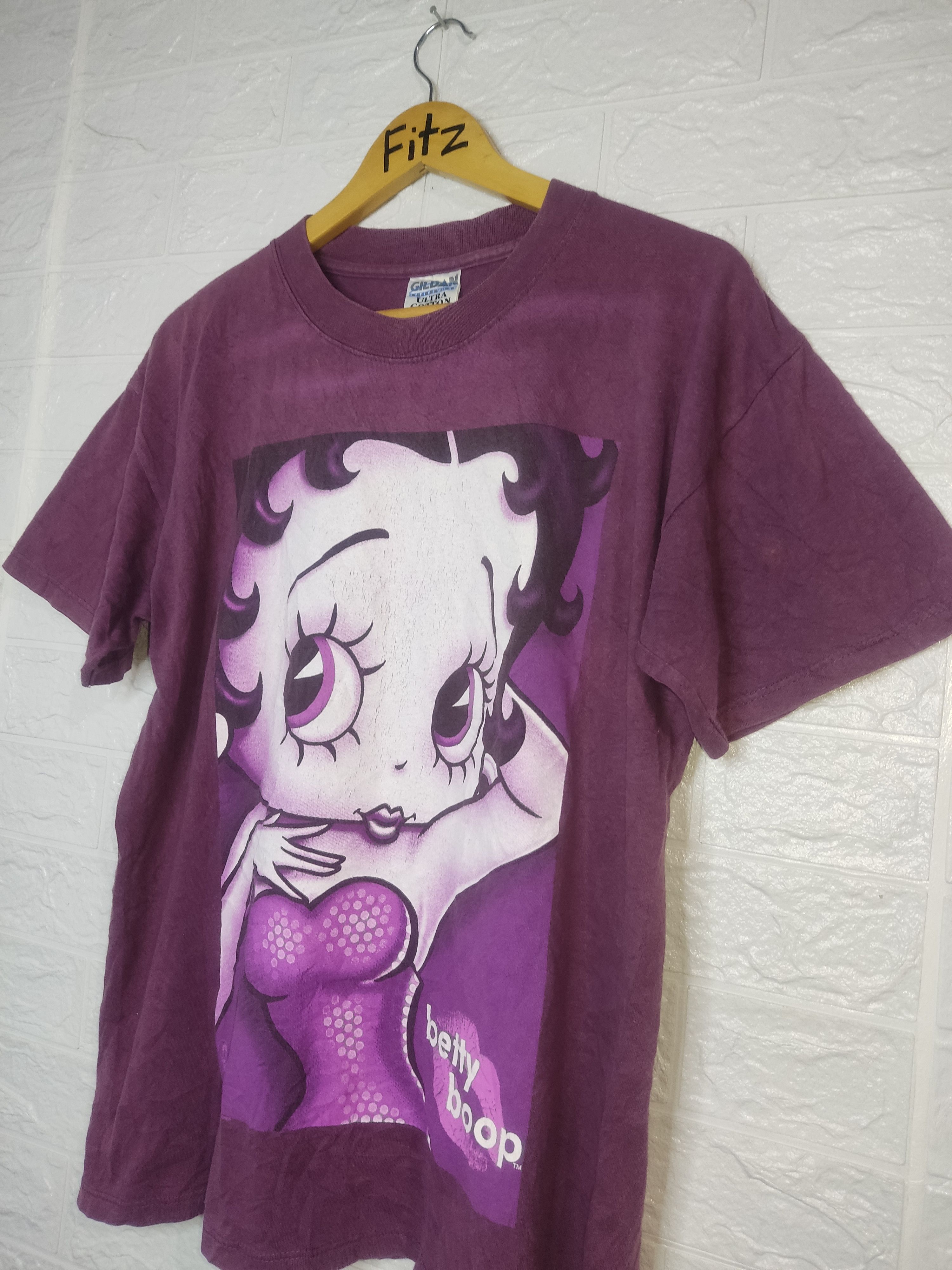 Gildan × Vintage Vintage Betty Boop 1997 Shirt Size US M / EU 48-50 / 2 - 3 Thumbnail
