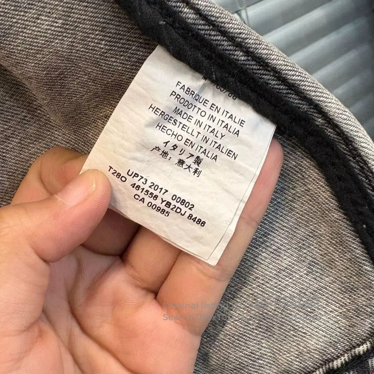 Yves Saint Laurent black denim jacket by ysl. Size US M / EU 48-50 / 2 - 6 Thumbnail
