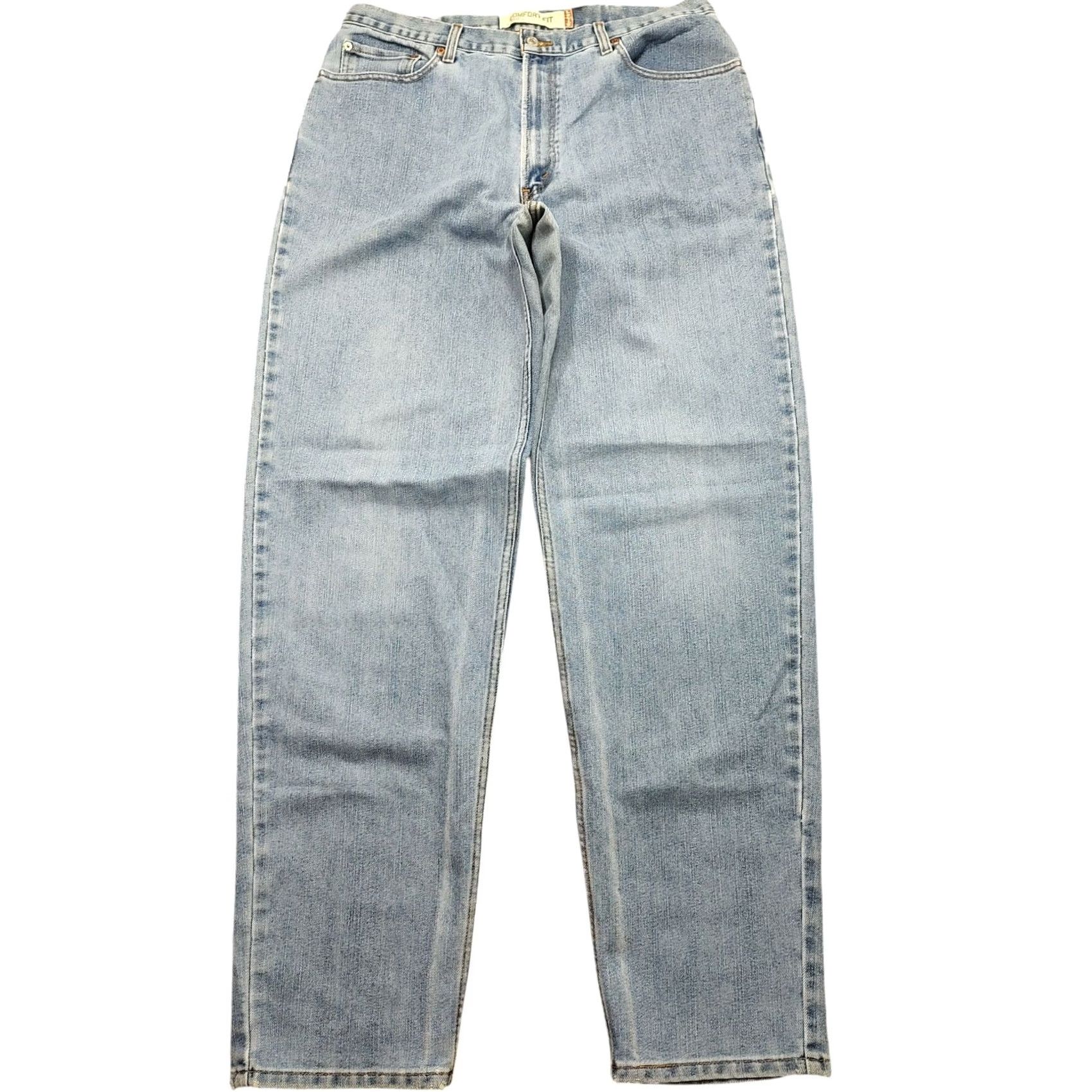 Levi's VINTAGE Levi's 560 Jeans Mens 36x36 Blue Relaxed Comfort Fit 90s Y2K Denim Model 560 Loose Fit 5-Pocket Jeans Mens Blue Size US 36 / EU 52 - 2 Thumbnail