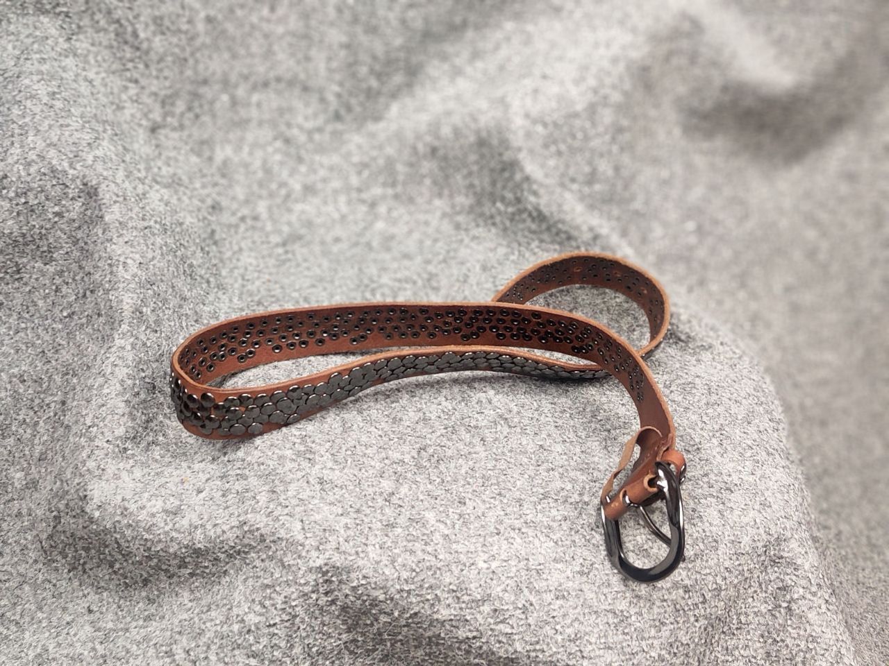 Japanese Brand Vintage 90s Japan Leather Belt Hysteric Glamour Y2K Style Size ONE SIZE - 8 Thumbnail