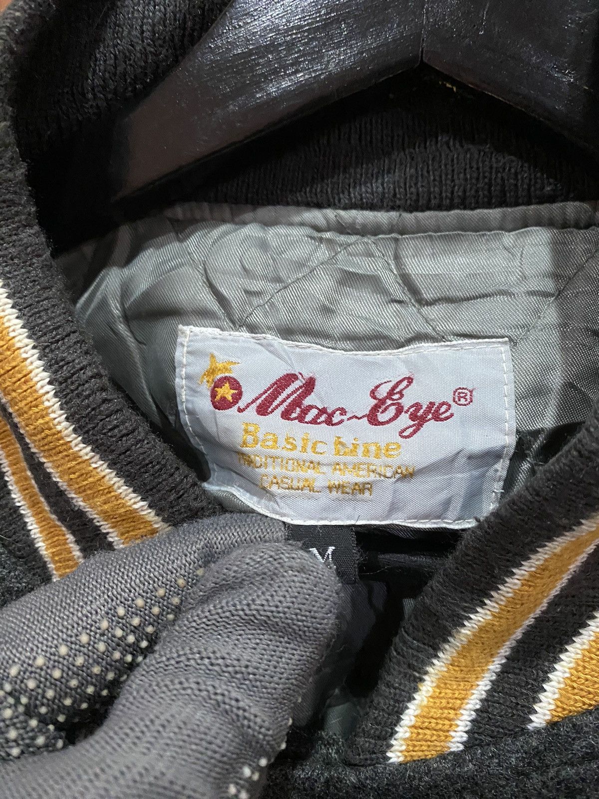 Other VINTAGE 90S MAC EYES WOOL VARSITY JACKET Size US M / EU 48-50 / 2 - 4 Thumbnail