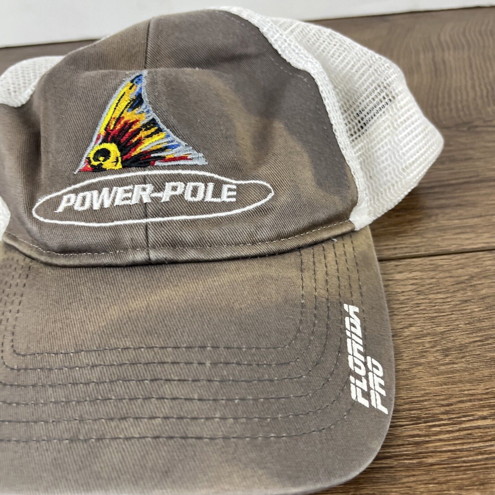 Other Power Pole Hat Florida Pro Gray Hat Adjustable Adult Size Ha Size ONE SIZE - 7 Thumbnail