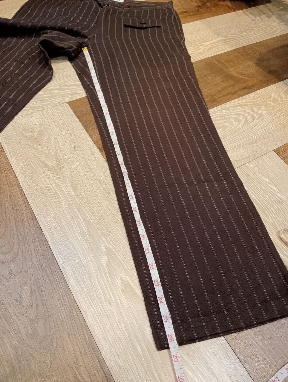 Issey Miyake VINTAGE SUNAOKUWAHARA ISSEY MIYAKE STRIPED PANTS Size 30" / US 8 / IT 44 - 12 Thumbnail