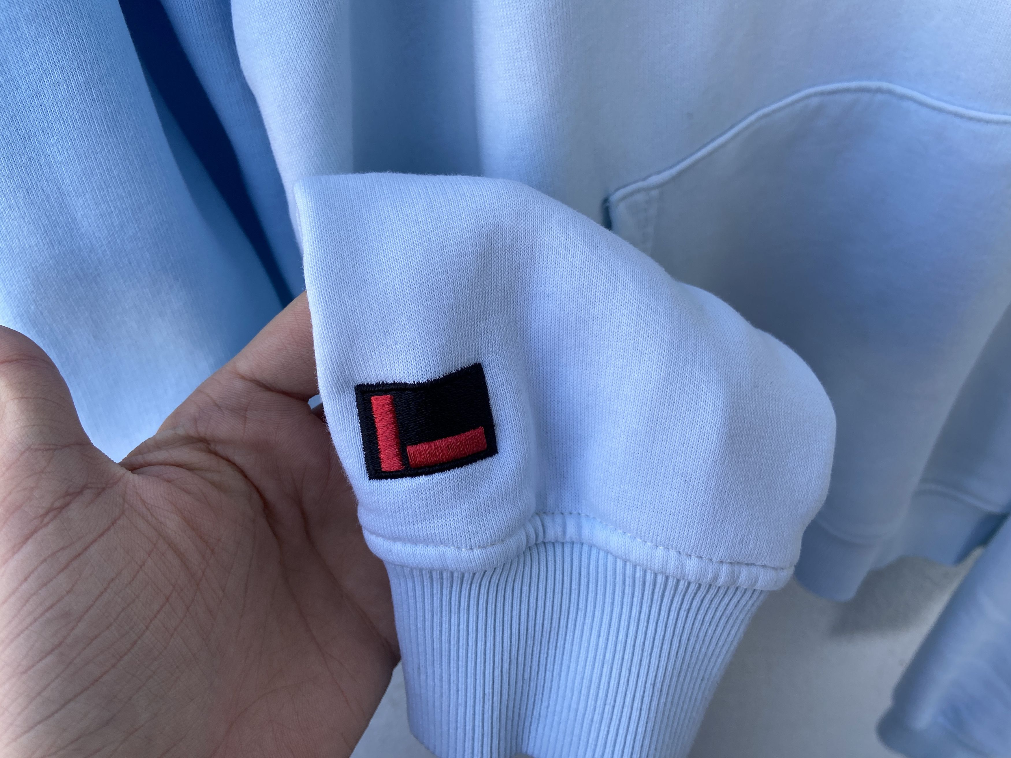 Fubu Fubu blue gradient embroidered oversize hoodie Size US M / EU 48-50 / 2 - 5 Thumbnail