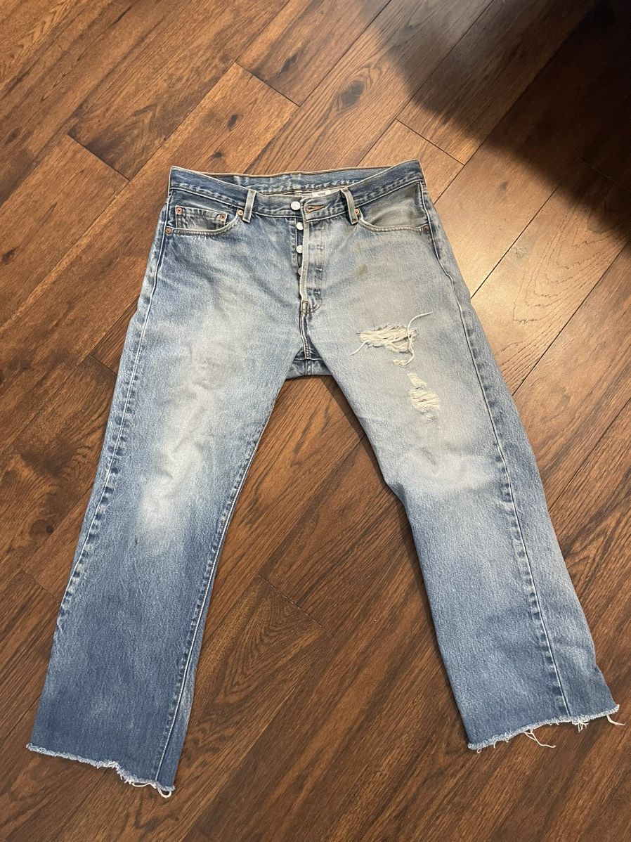 image of Levis x Vintage Levi’S 501 in Blue, Men's (Size 32)