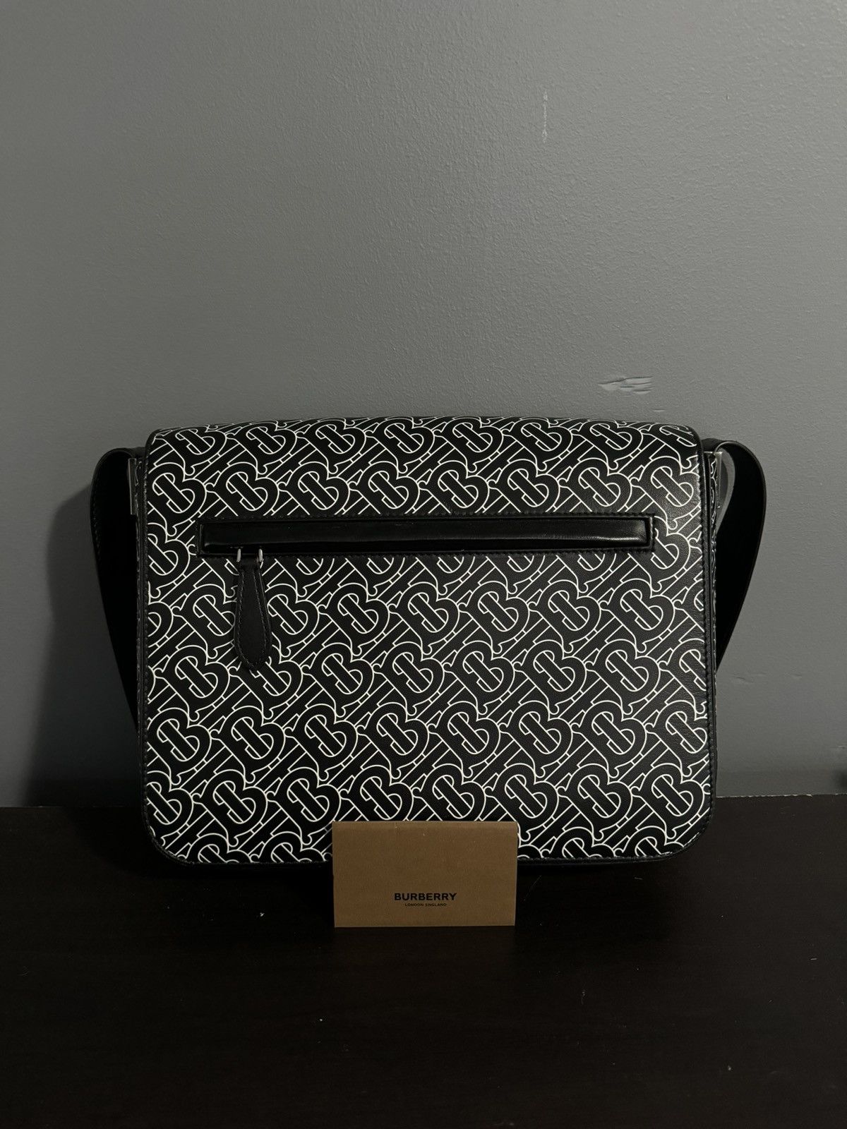 RARE Designer Burberry Monogram Messenger Bag