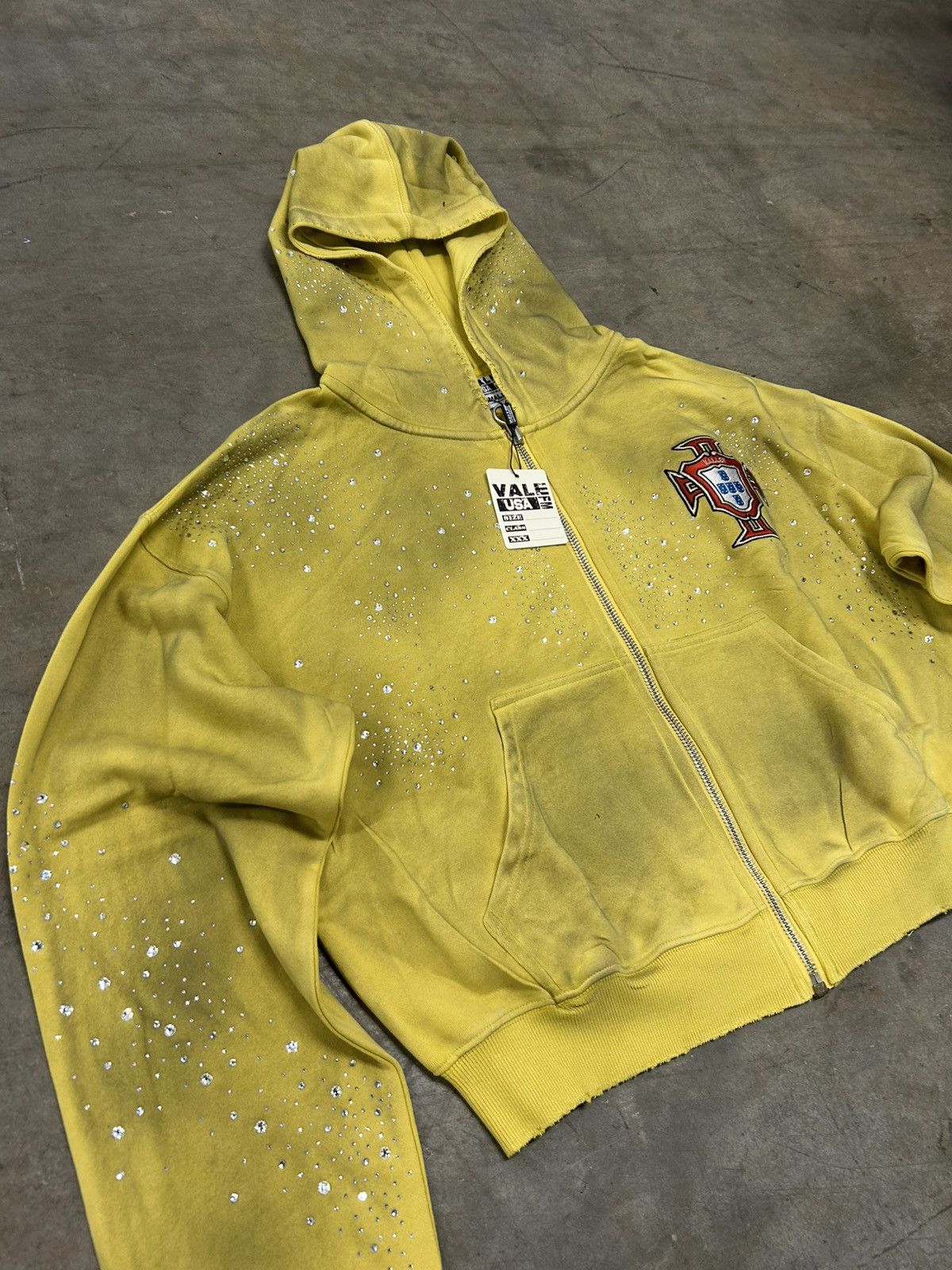 Vale Vale Forever Valley Dreams Yellow Cluster Zip Up Hoodie Size US XXL / EU 58 / 5 - 2 Thumbnail