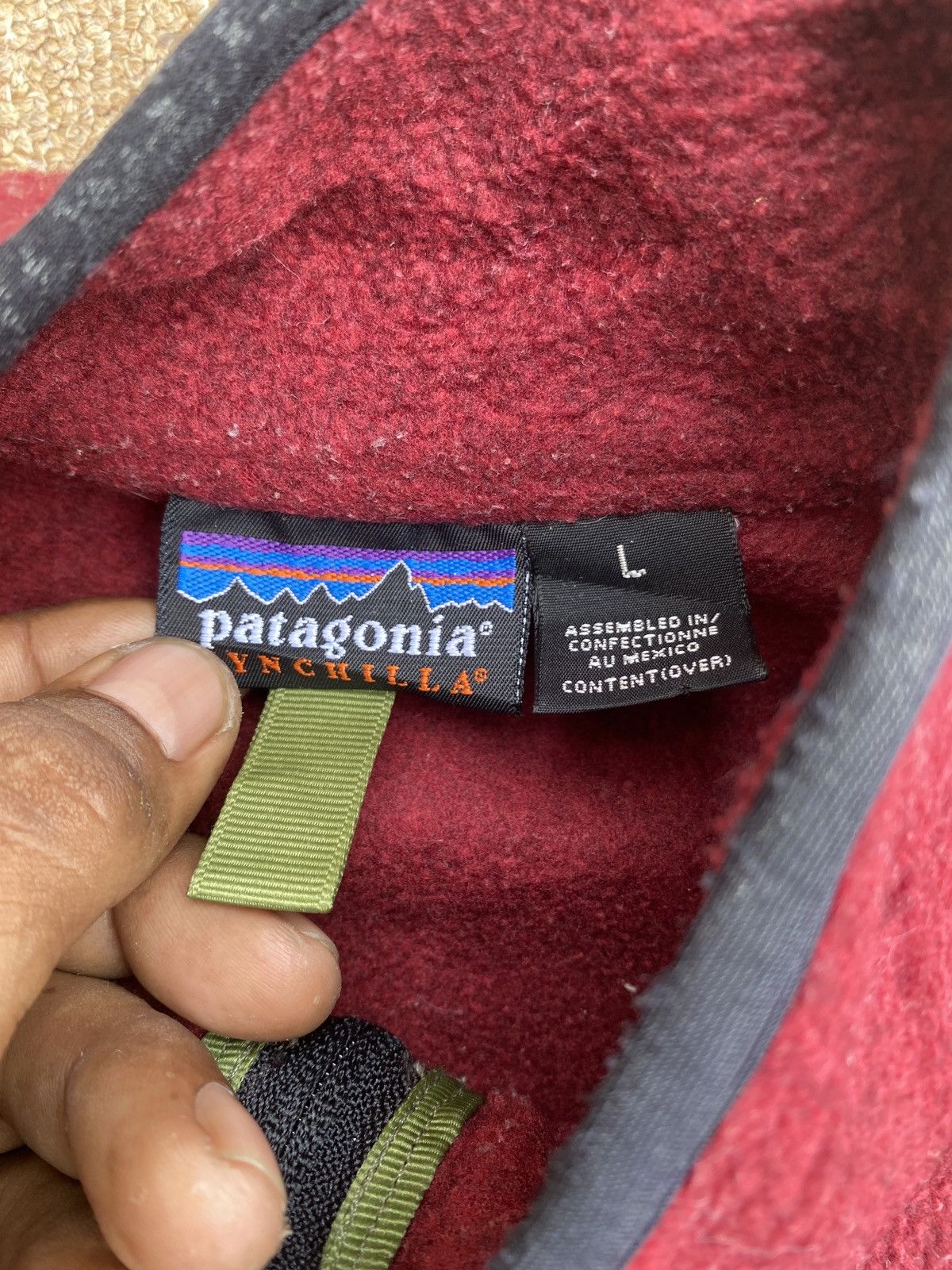 Patagonia Vintage patagonia cynchilla half zipper sweatshirt Size US L / EU 52-54 / 3 - 7 Thumbnail