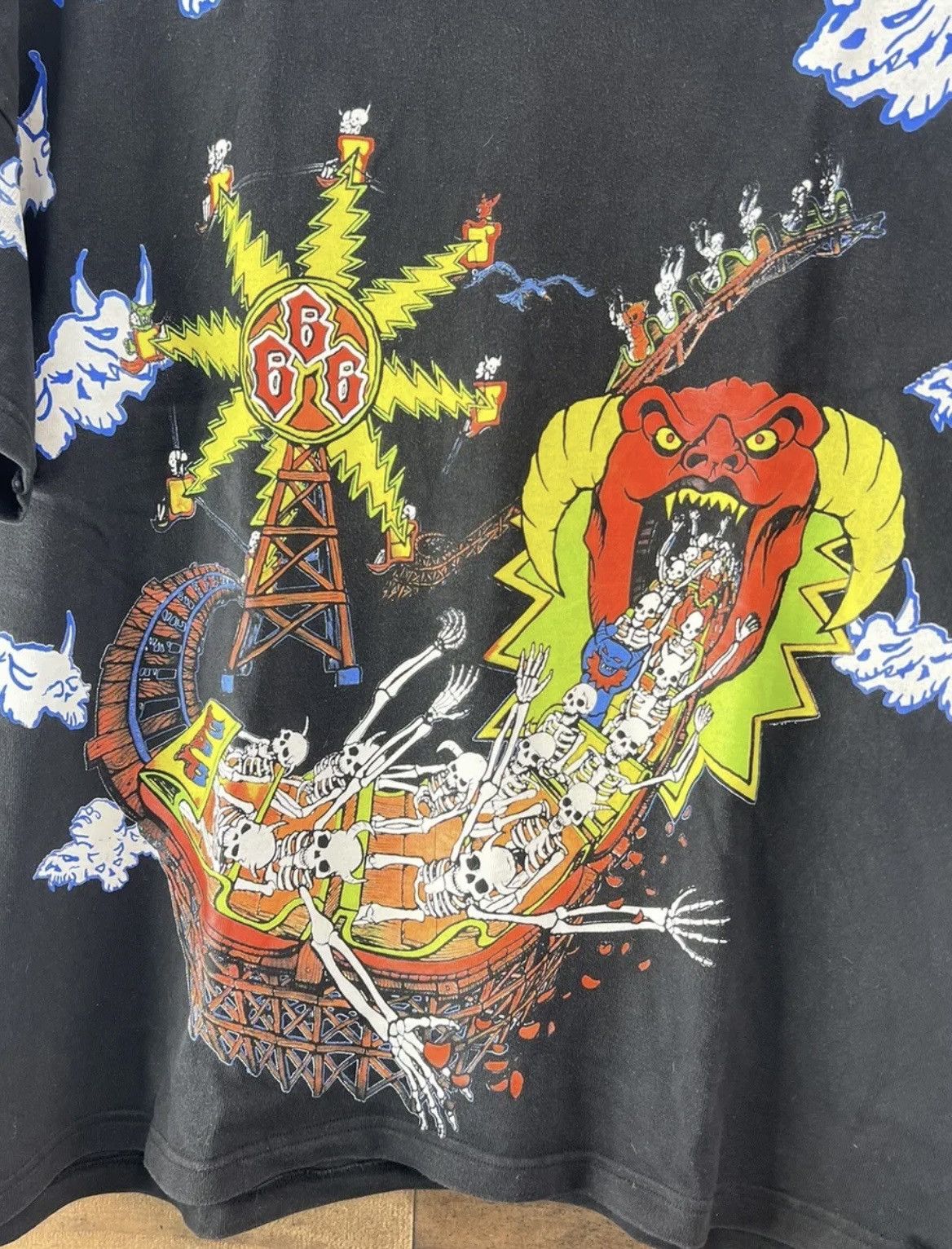 Dap Demons At Play Trippie Red Black Shirt Size 2XL Rare